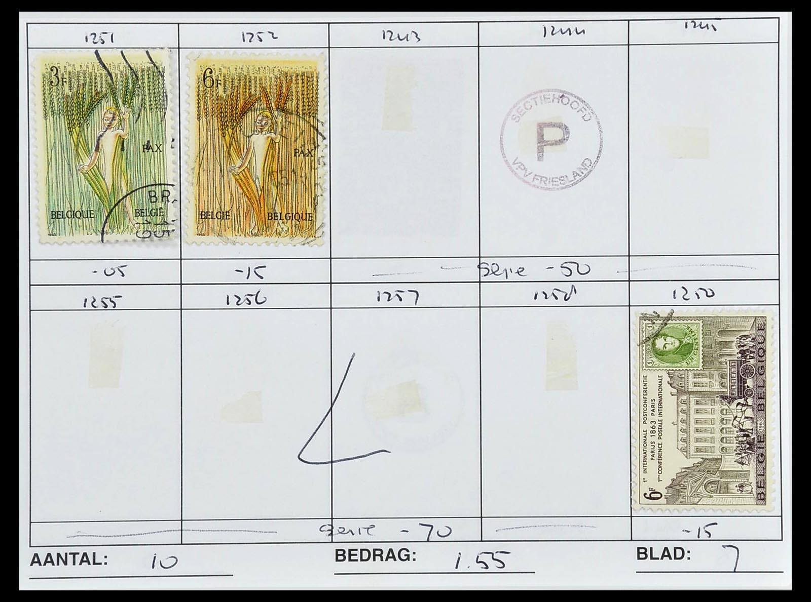 34612 1025 - Stamp Collection 34612 Wereld rondzendboekjes.