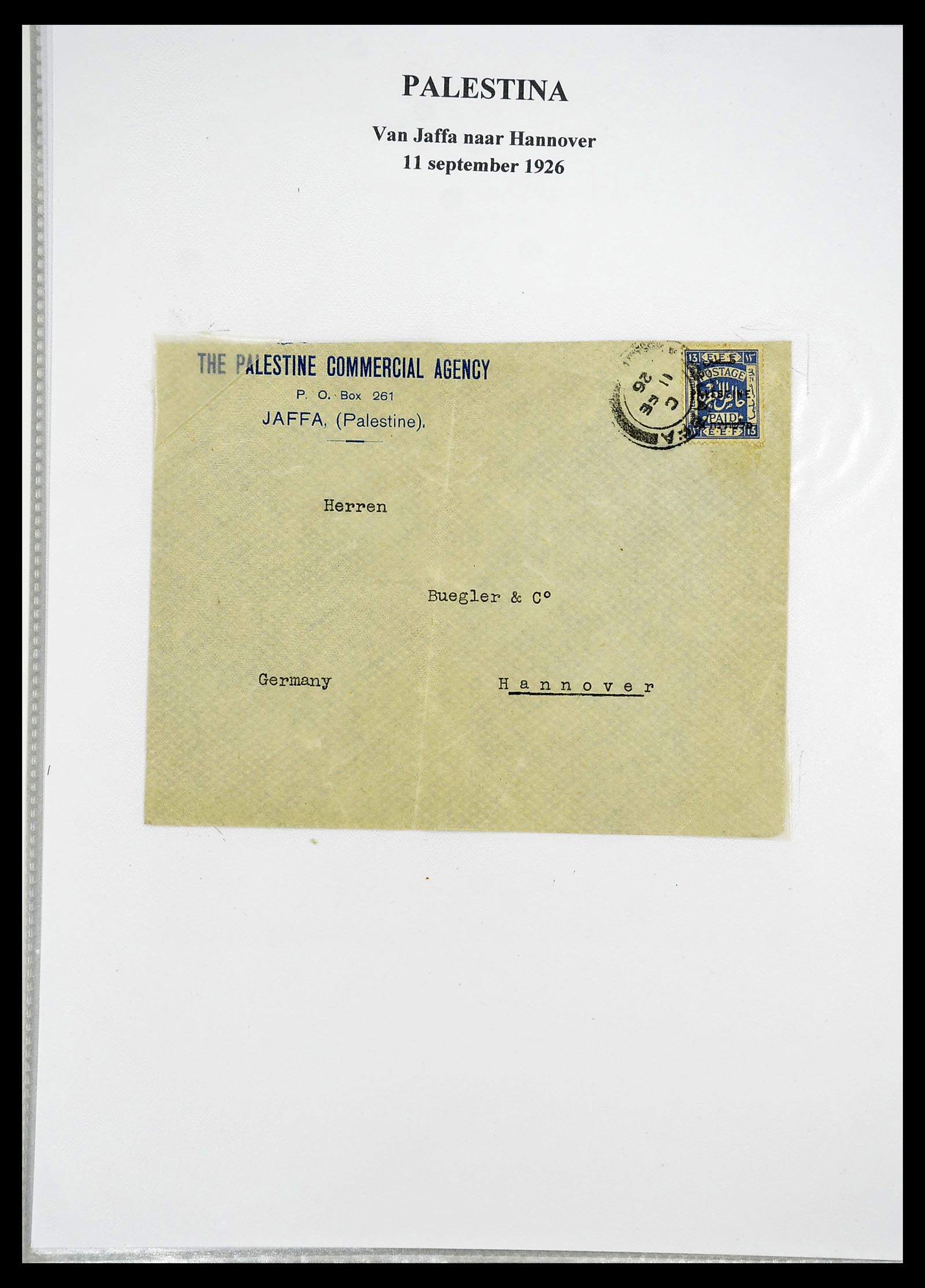 34613 005 - Postzegelverzameling 34613 Palestina 1918-1967.