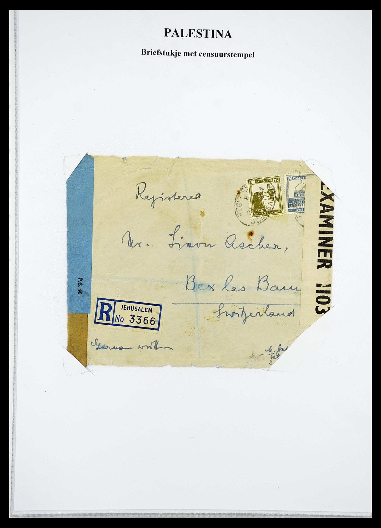 34613 011 - Postzegelverzameling 34613 Palestina 1918-1967.