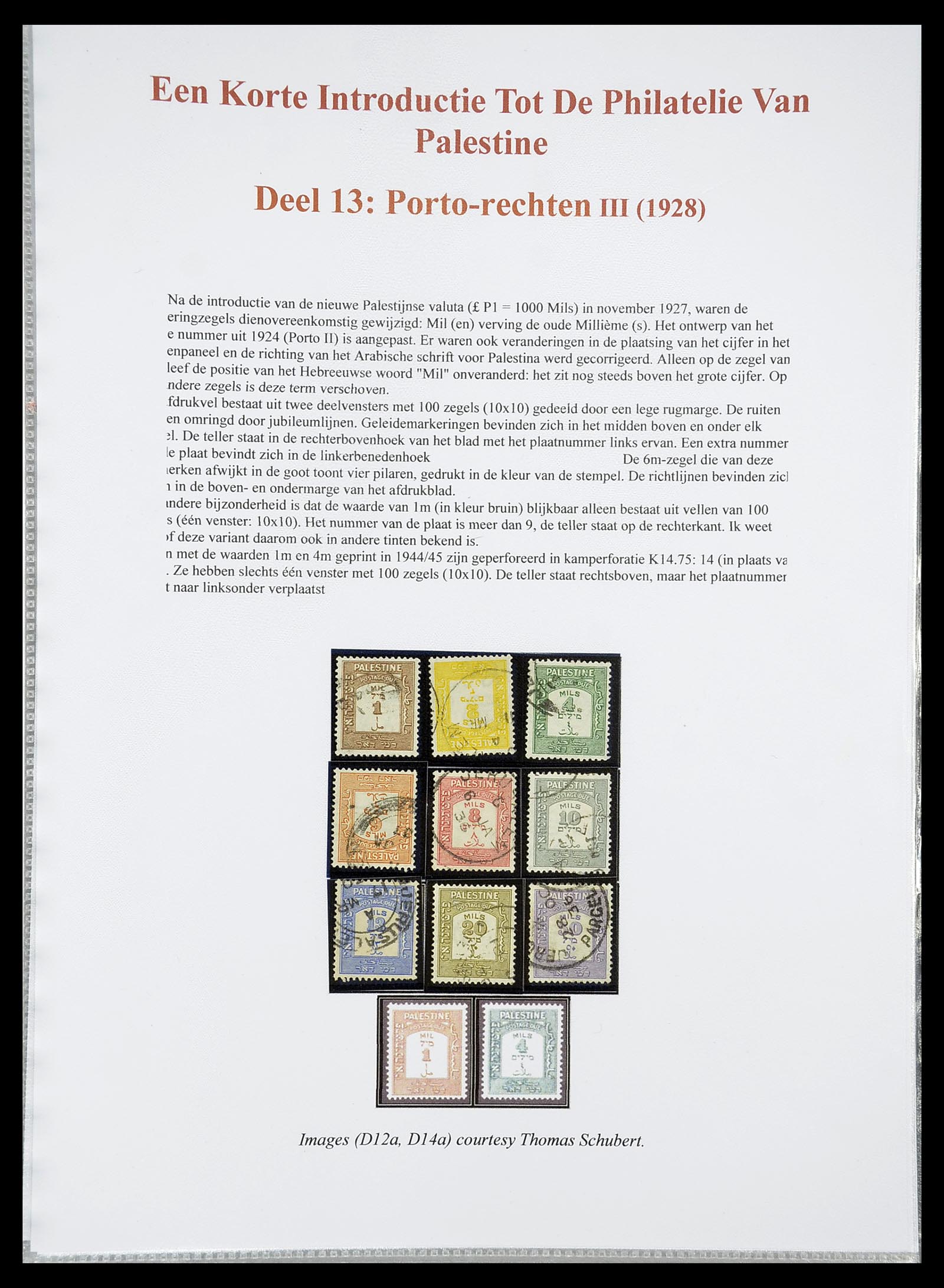 34613 030 - Postzegelverzameling 34613 Palestina 1918-1967.