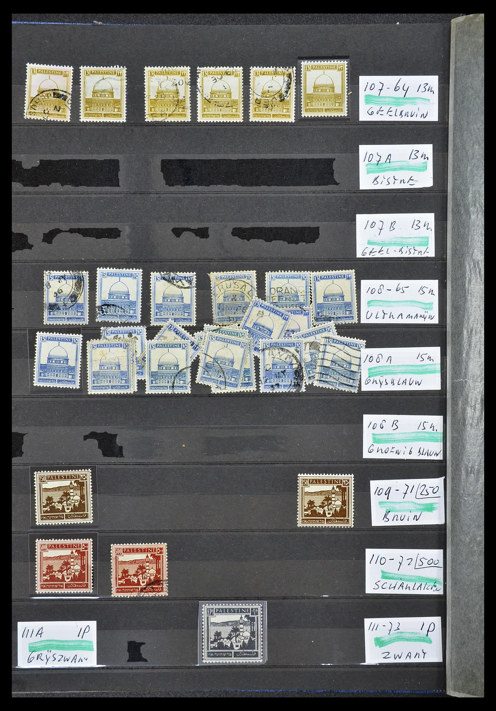 34613 053 - Postzegelverzameling 34613 Palestina 1918-1967.