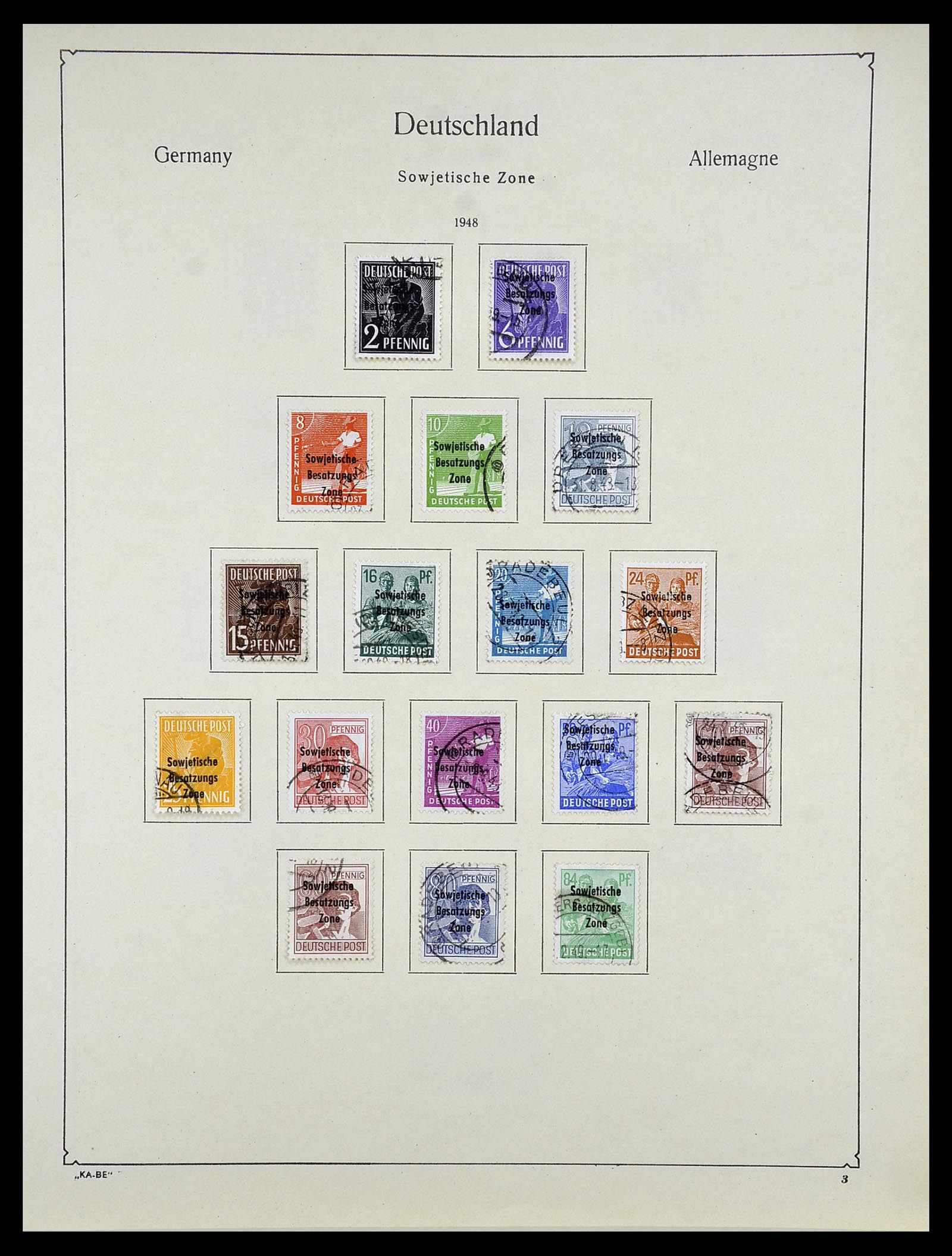 34614 0002 - Postzegelverzameling 34614 Duitsland 1945-1980.