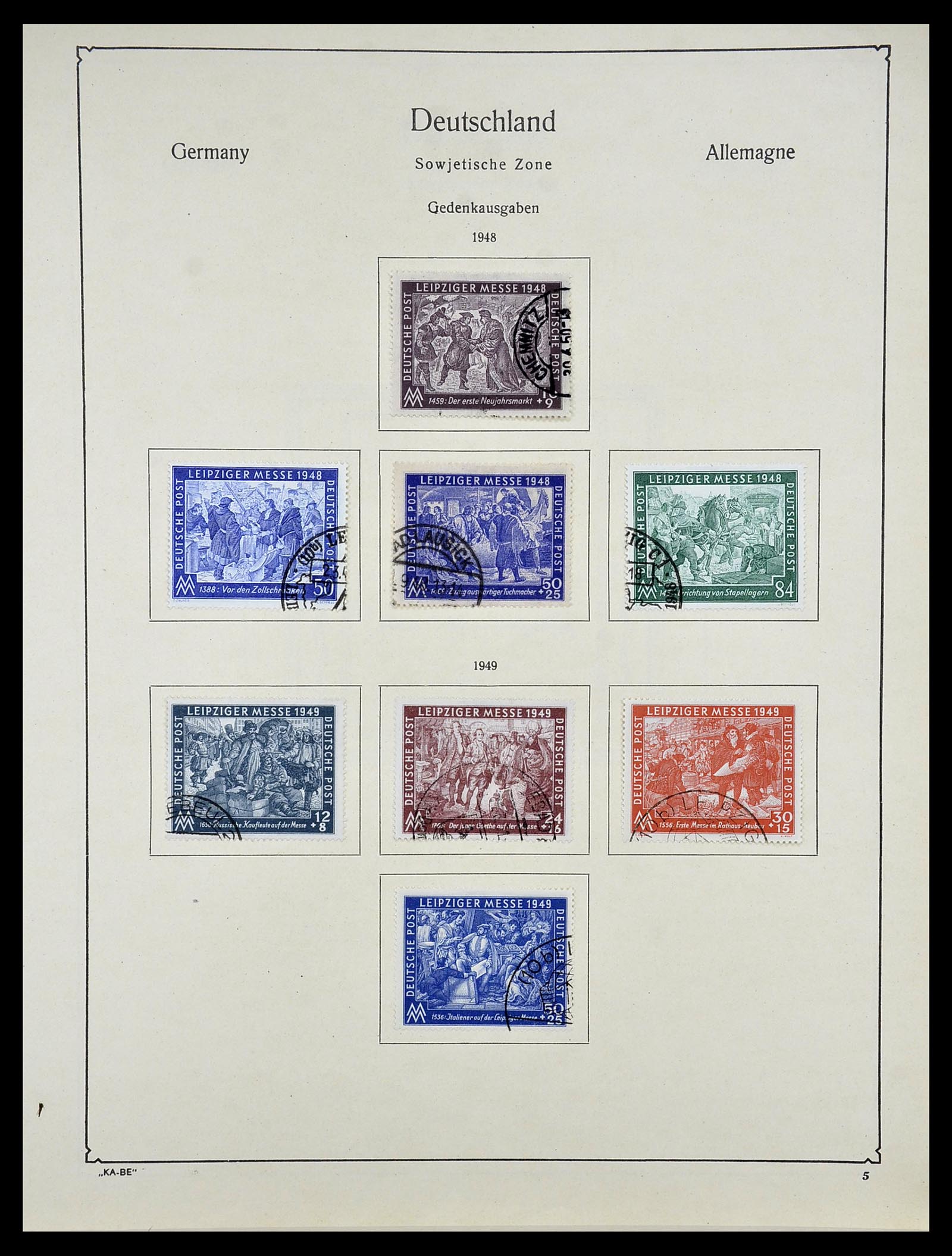 34614 0004 - Stamp Collection 34614 Germany 1945-1980.