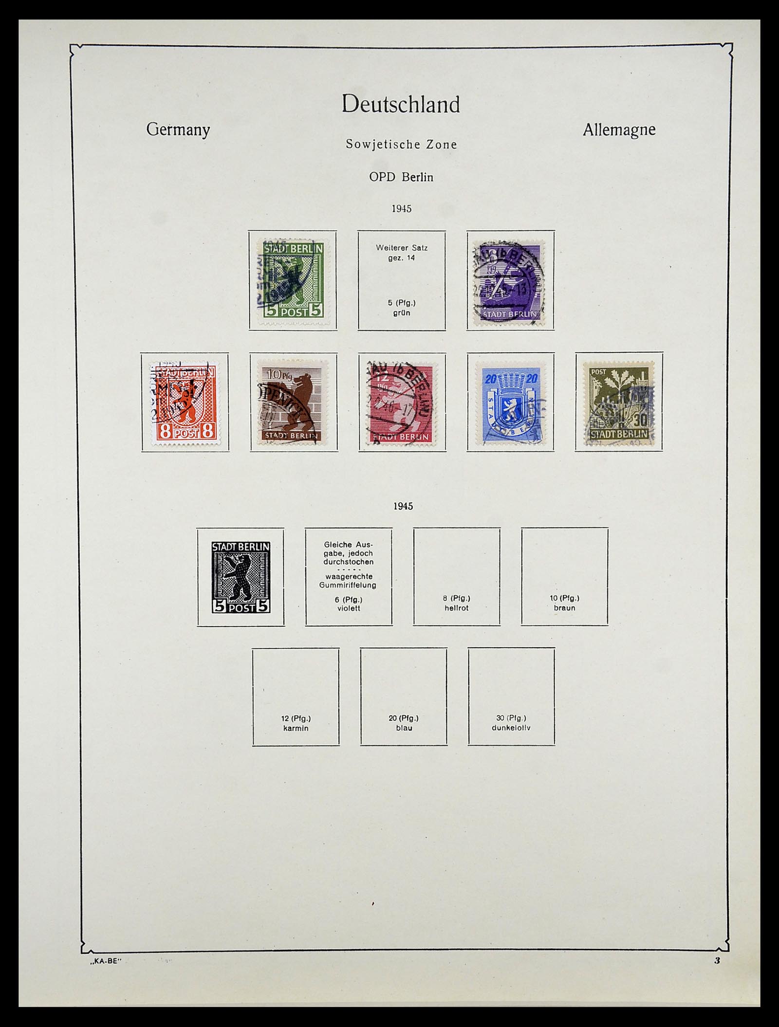 34614 0006 - Postzegelverzameling 34614 Duitsland 1945-1980.