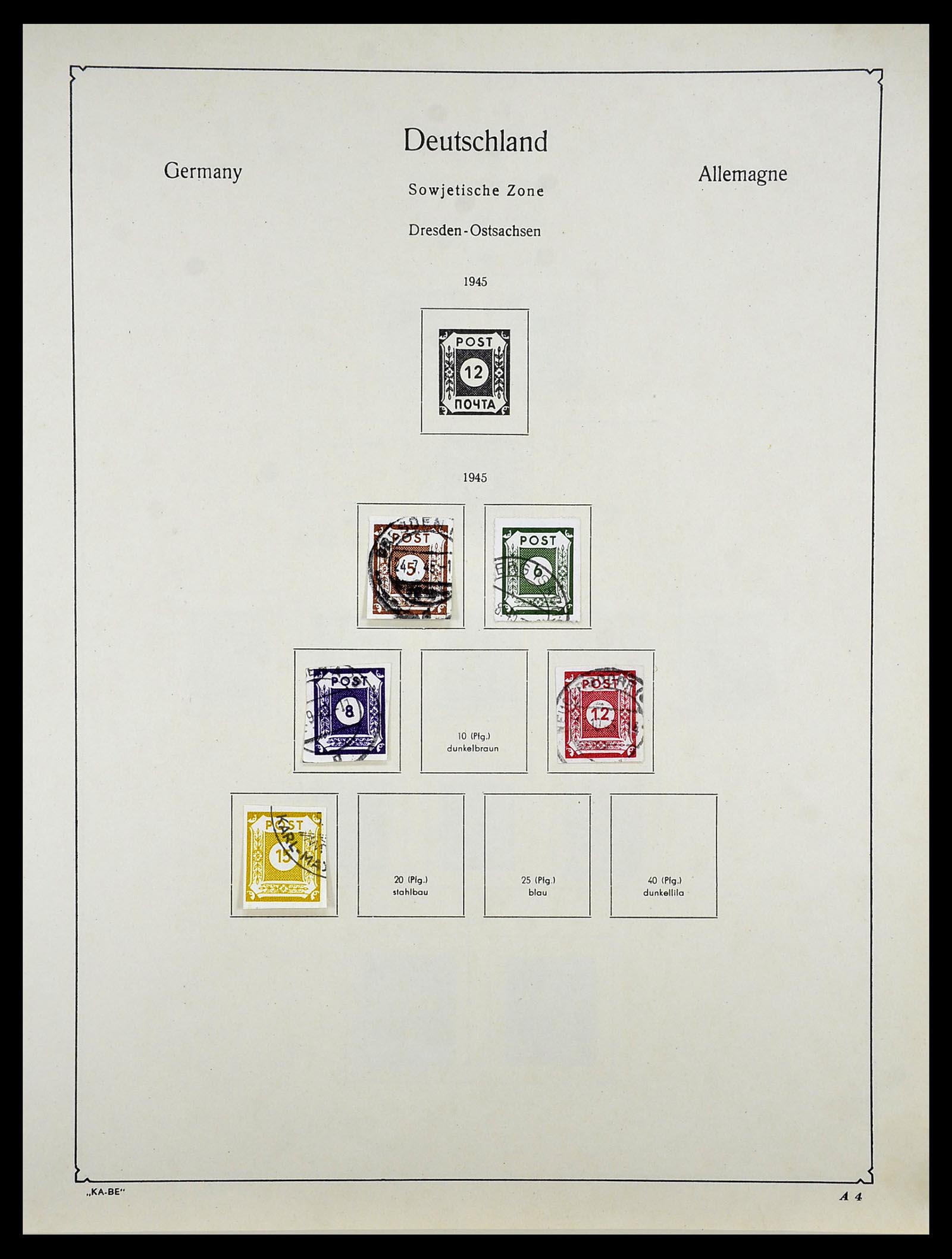 34614 0007 - Postzegelverzameling 34614 Duitsland 1945-1980.