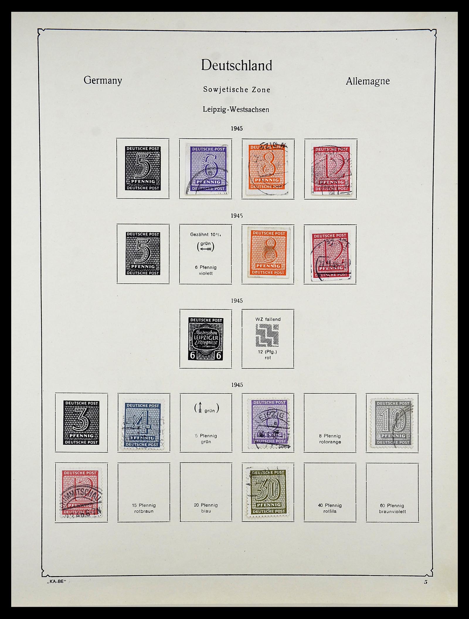 34614 0009 - Stamp Collection 34614 Germany 1945-1980.