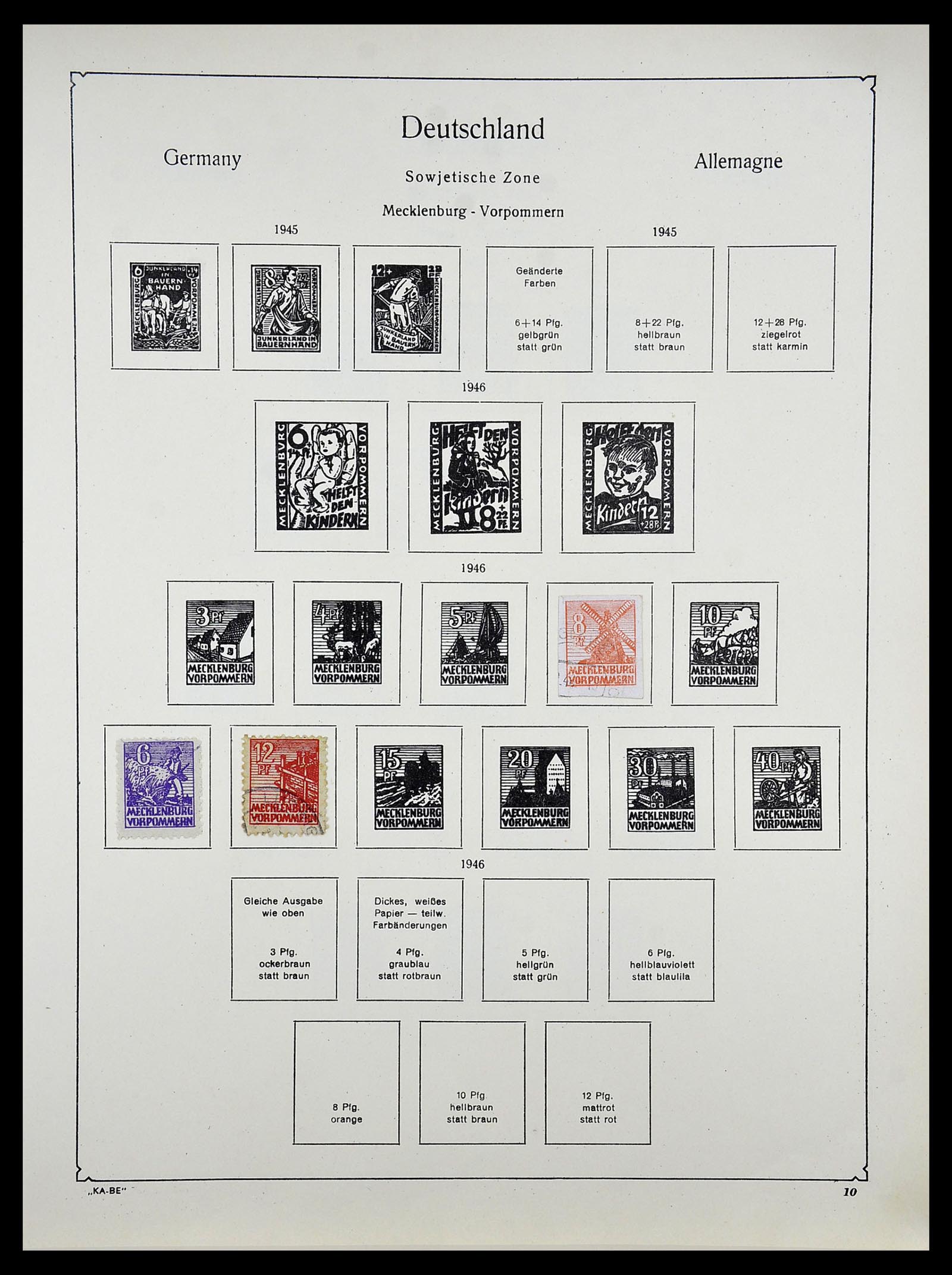 34614 0012 - Postzegelverzameling 34614 Duitsland 1945-1980.