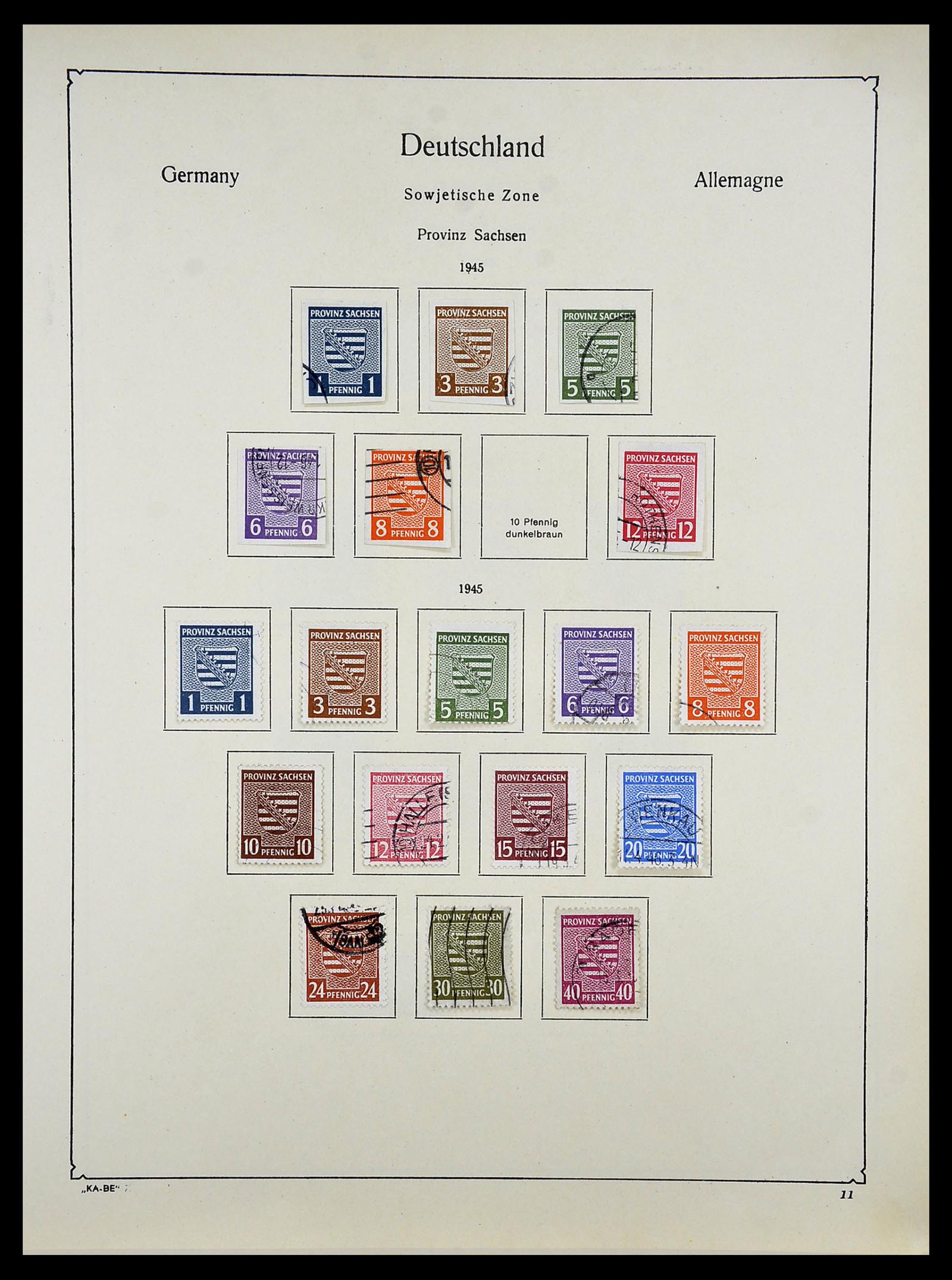 34614 0013 - Postzegelverzameling 34614 Duitsland 1945-1980.