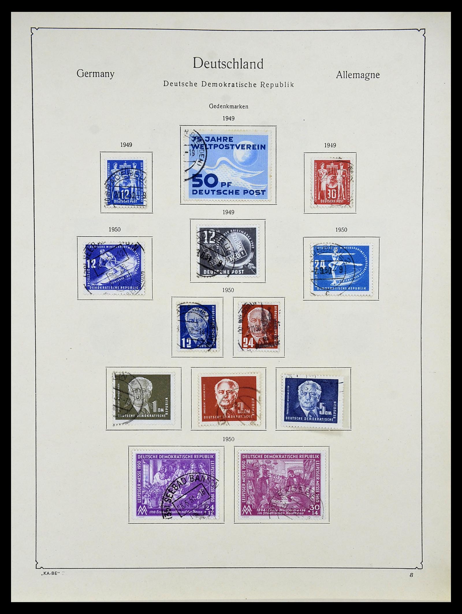 34614 0016 - Postzegelverzameling 34614 Duitsland 1945-1980.