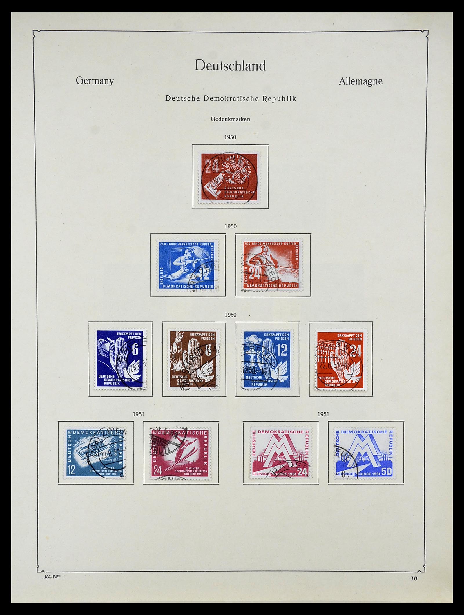 34614 0019 - Postzegelverzameling 34614 Duitsland 1945-1980.