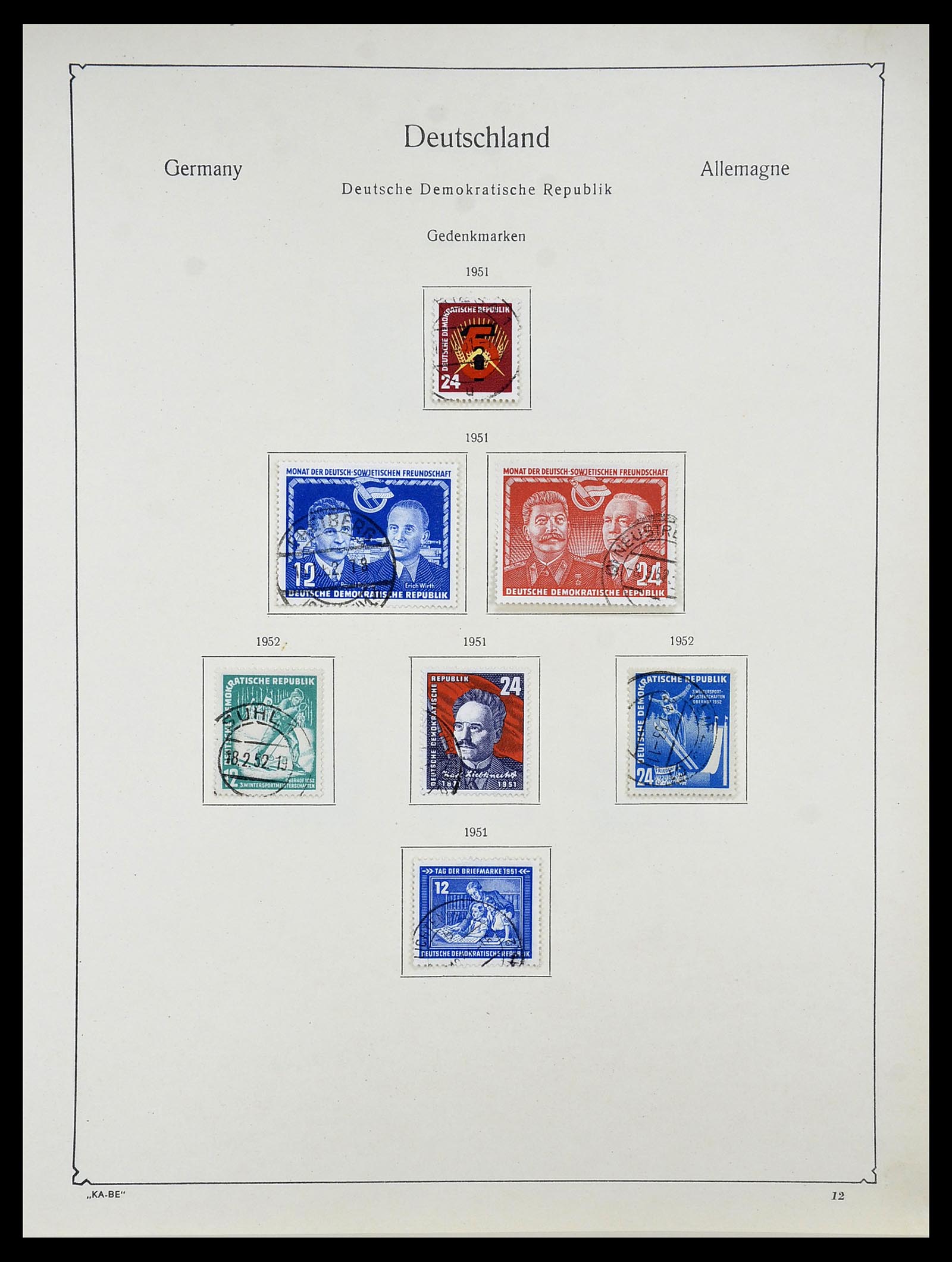 34614 0021 - Postzegelverzameling 34614 Duitsland 1945-1980.