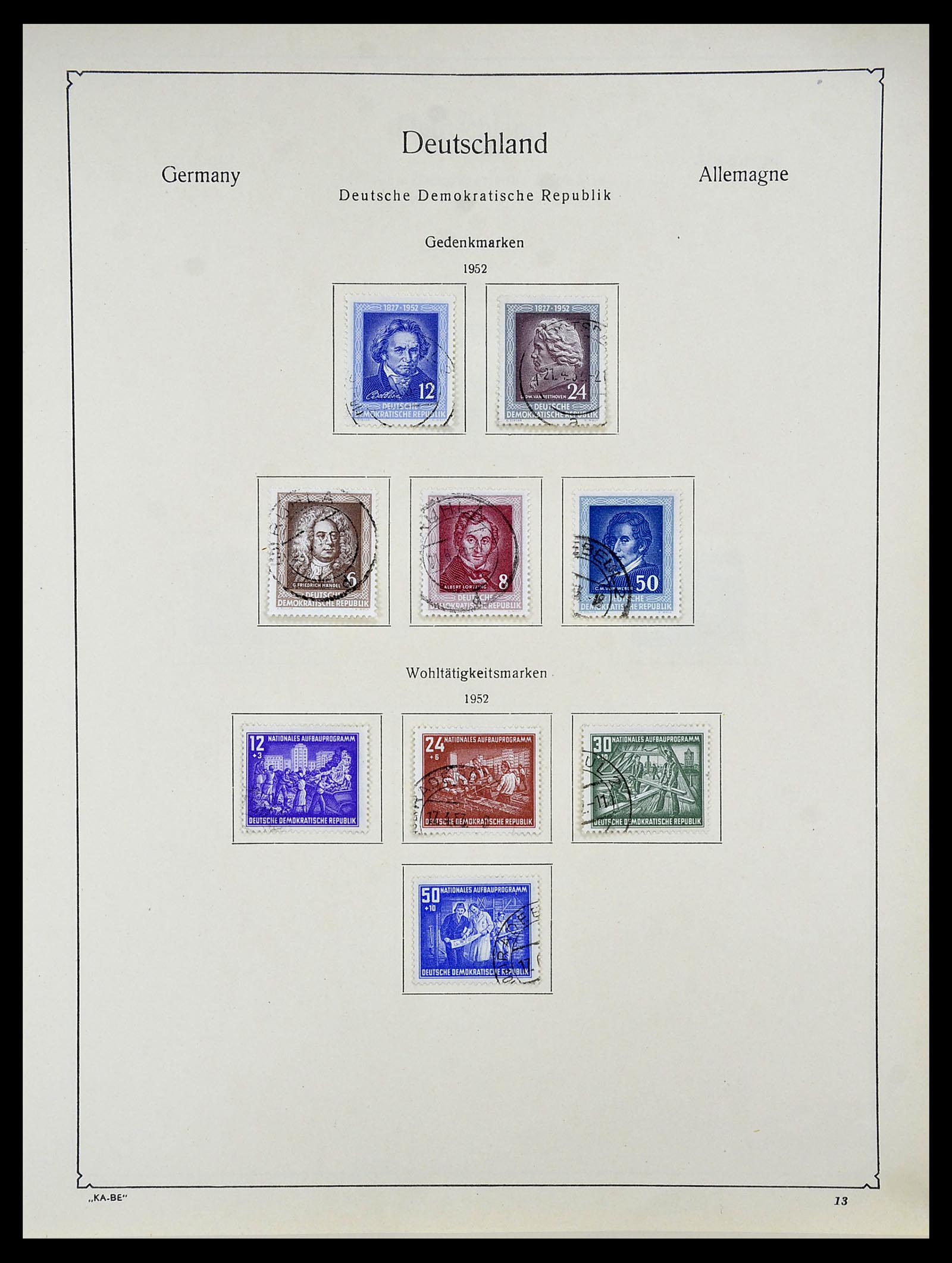 34614 0022 - Postzegelverzameling 34614 Duitsland 1945-1980.