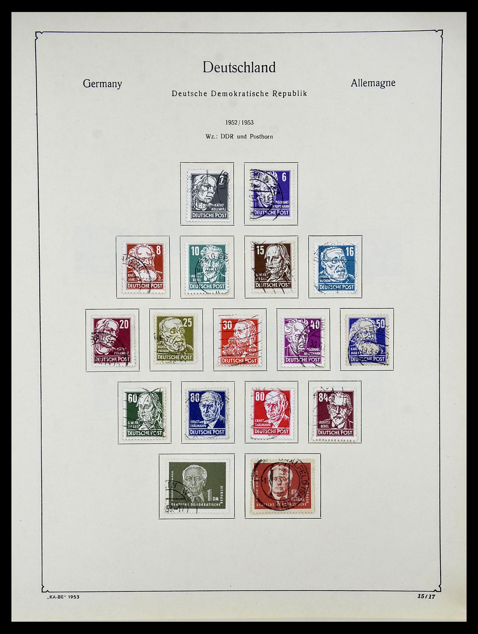 34614 0024 - Postzegelverzameling 34614 Duitsland 1945-1980.