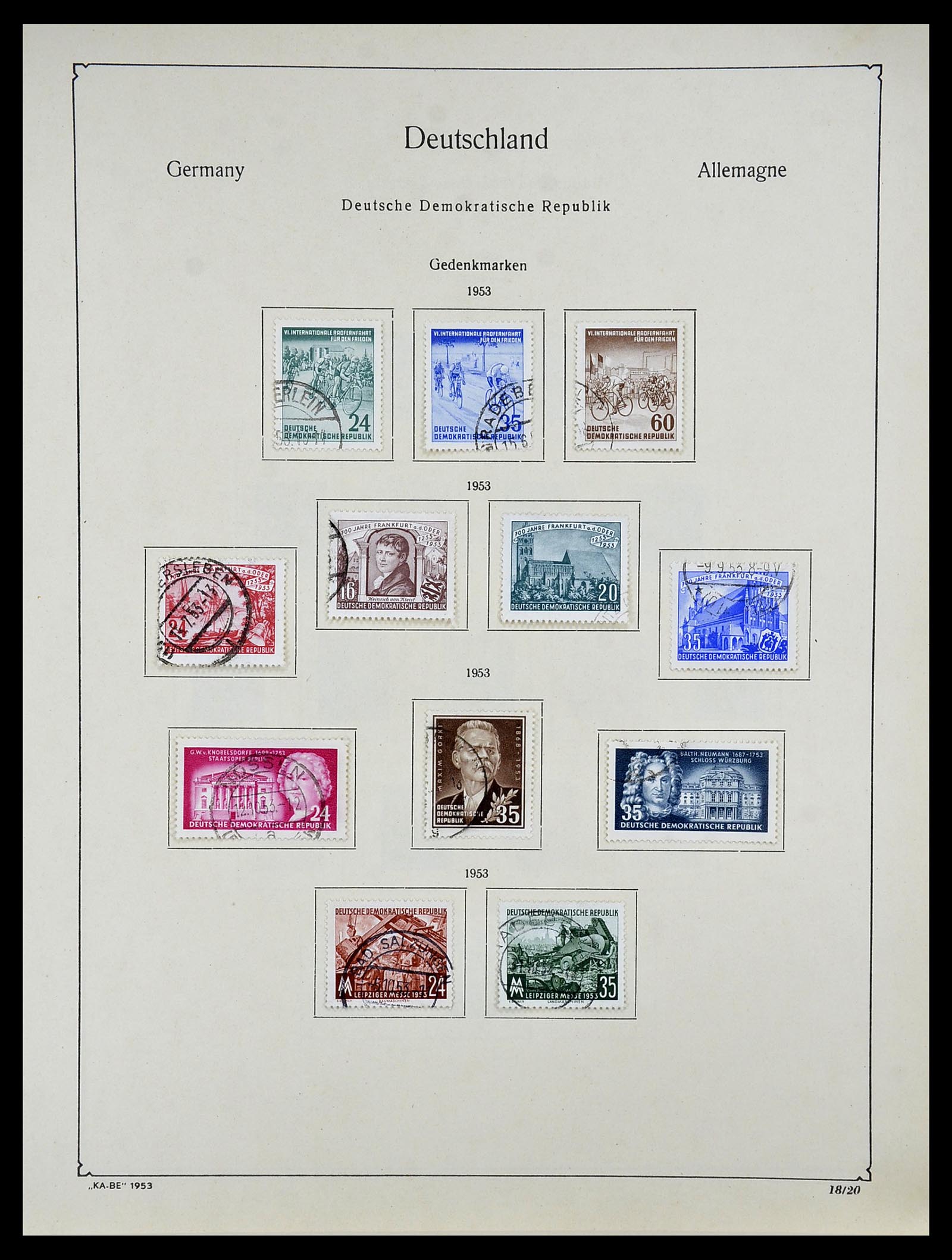 34614 0028 - Postzegelverzameling 34614 Duitsland 1945-1980.