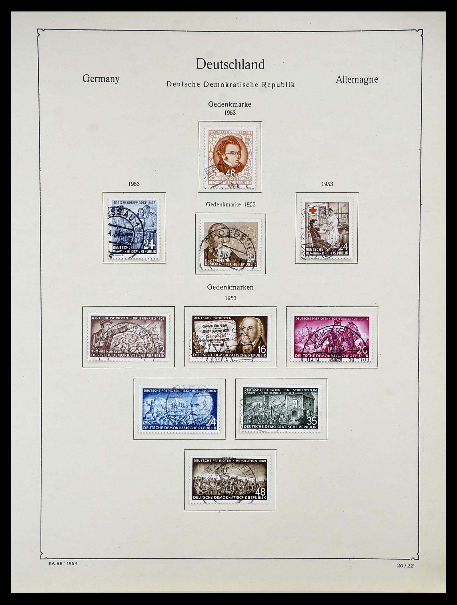 34614 0030 - Postzegelverzameling 34614 Duitsland 1945-1980.