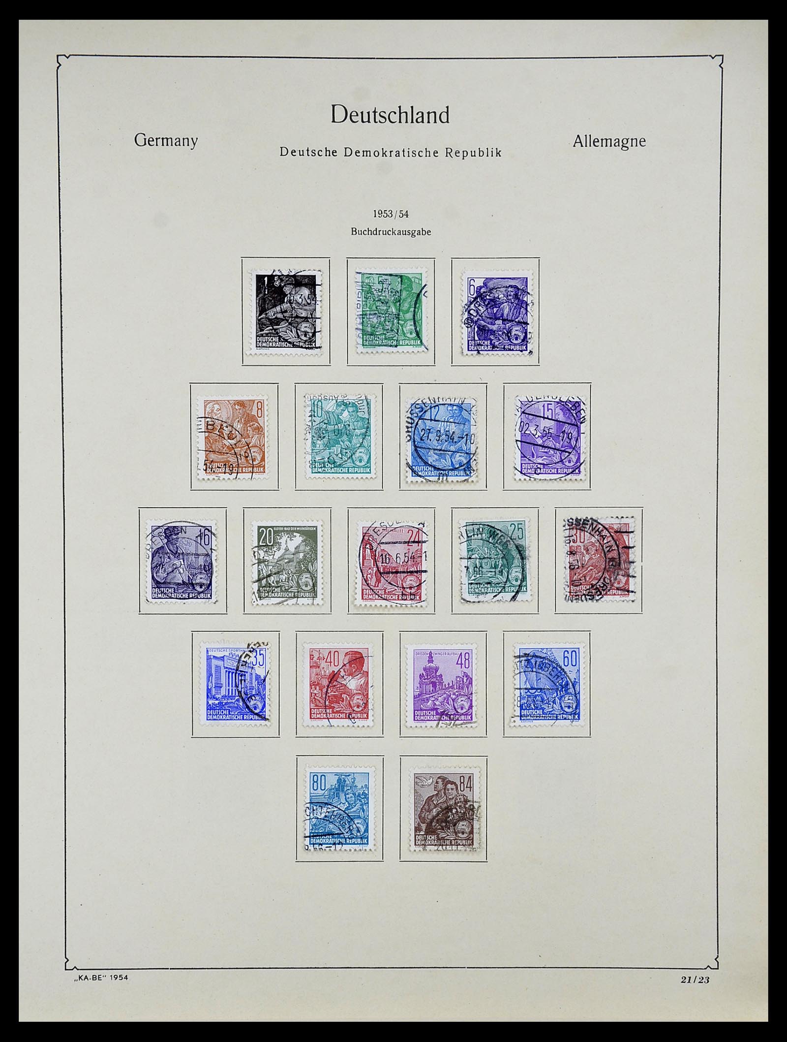 34614 0031 - Postzegelverzameling 34614 Duitsland 1945-1980.