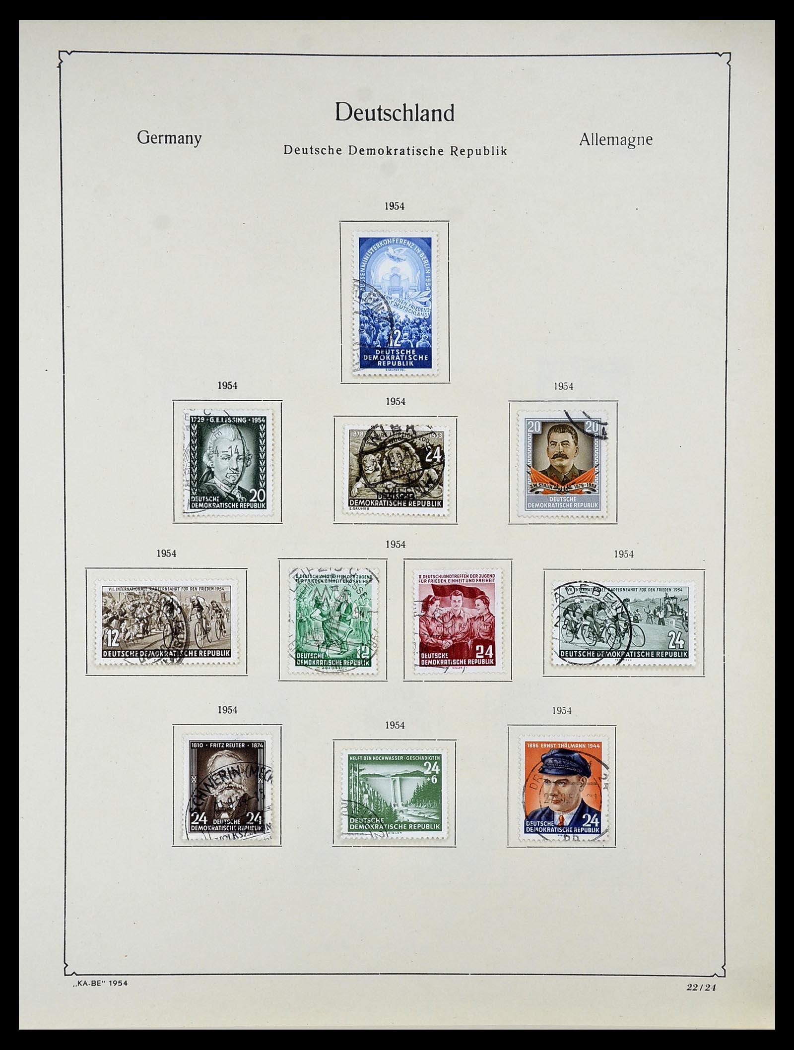 34614 0032 - Postzegelverzameling 34614 Duitsland 1945-1980.