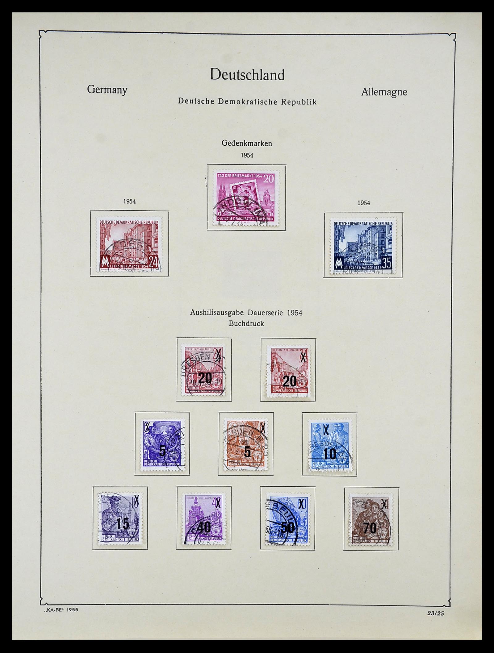 34614 0033 - Postzegelverzameling 34614 Duitsland 1945-1980.
