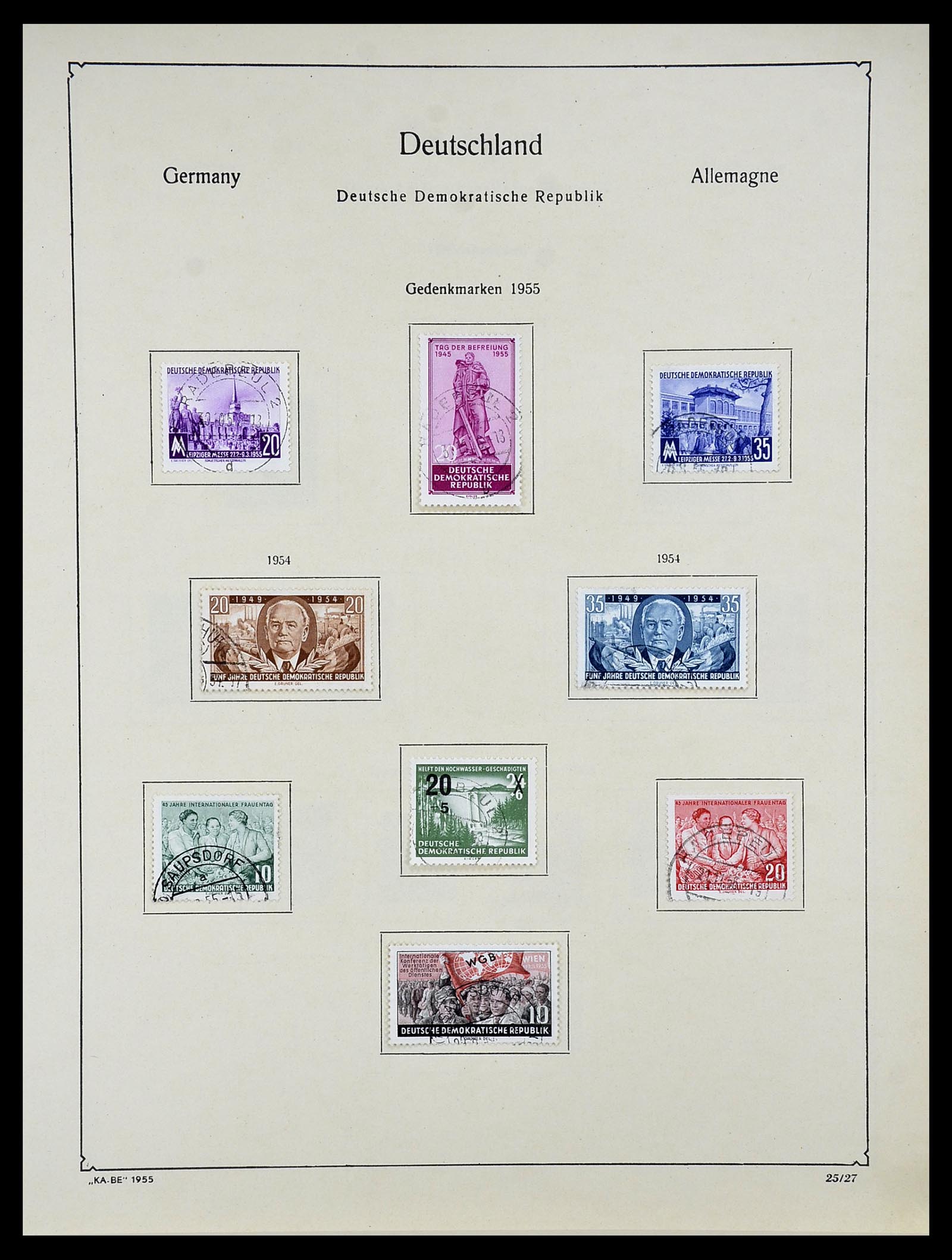 34614 0035 - Postzegelverzameling 34614 Duitsland 1945-1980.