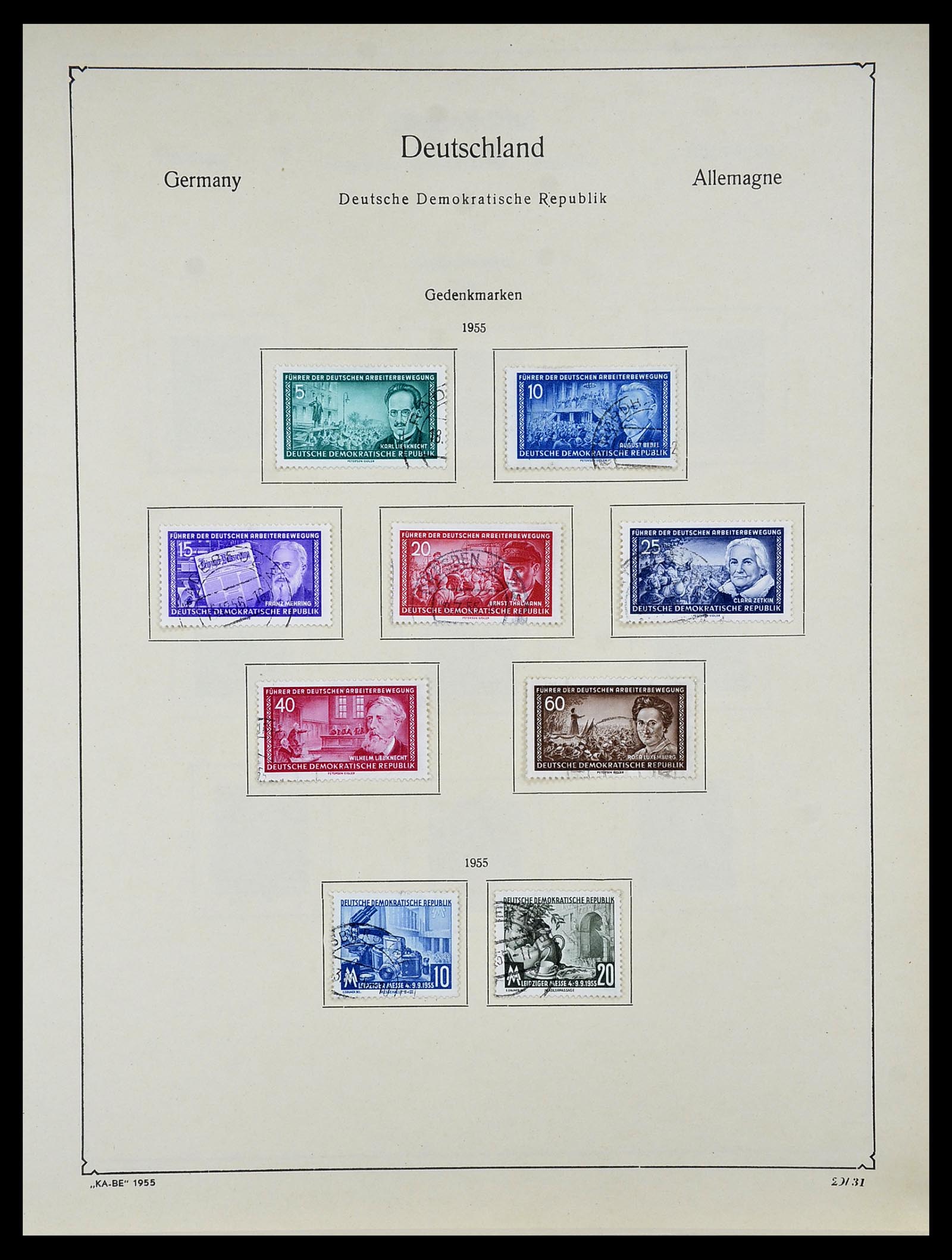 34614 0039 - Postzegelverzameling 34614 Duitsland 1945-1980.