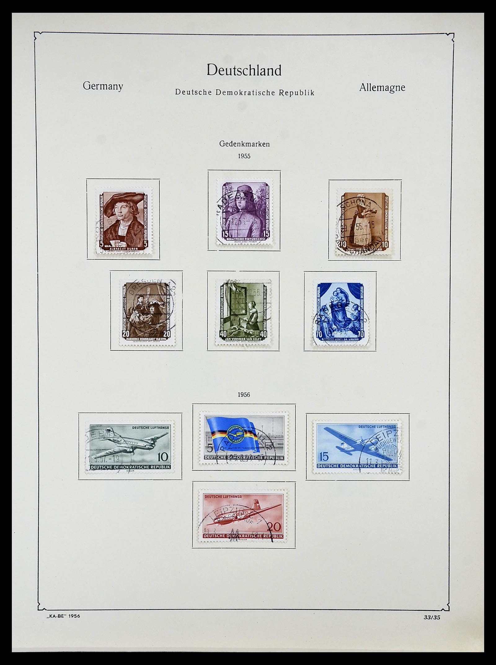 34614 0043 - Postzegelverzameling 34614 Duitsland 1945-1980.