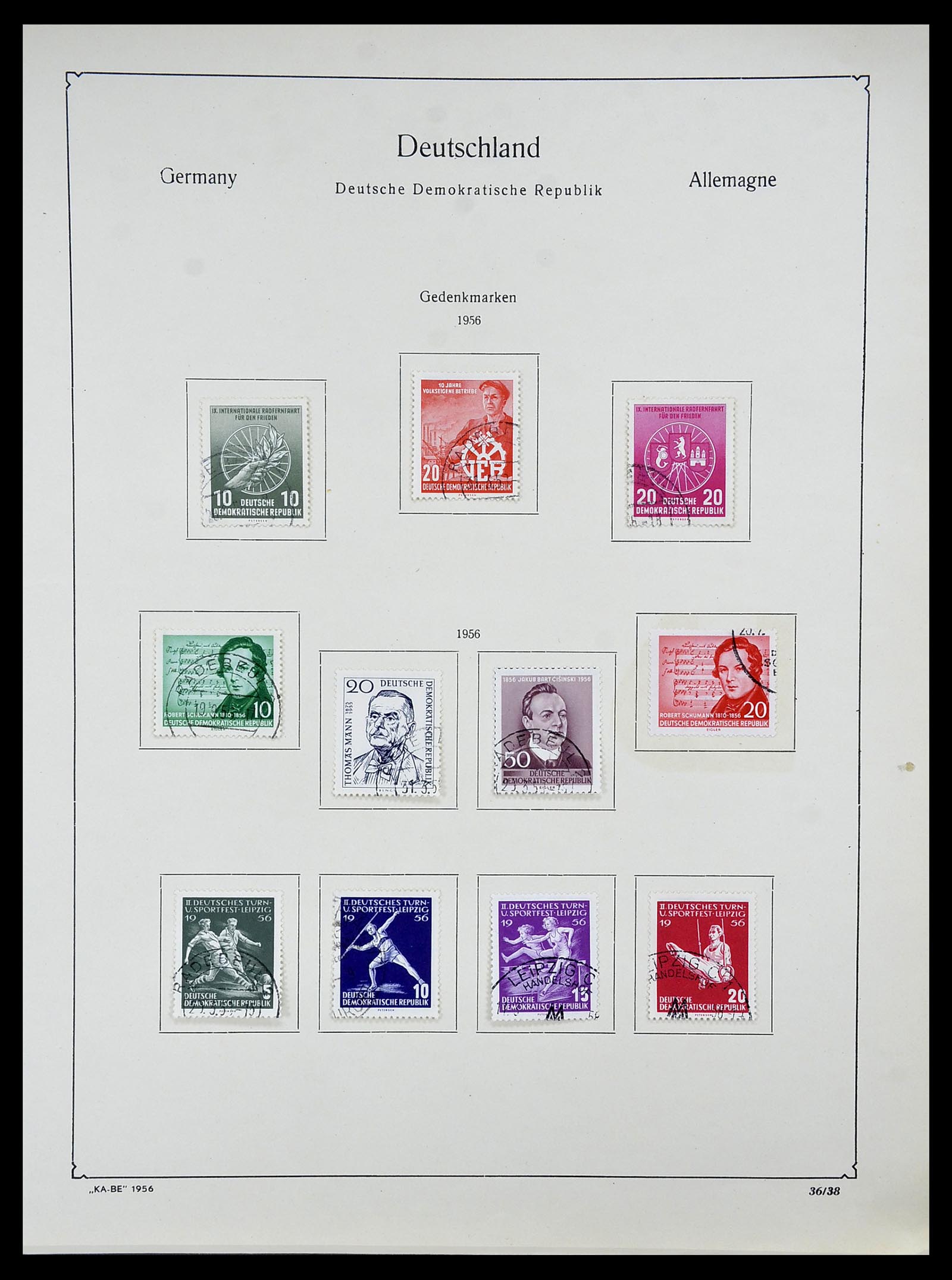 34614 0046 - Postzegelverzameling 34614 Duitsland 1945-1980.