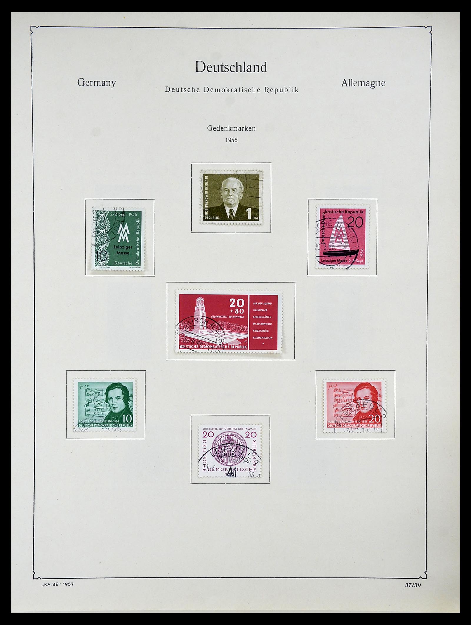 34614 0047 - Postzegelverzameling 34614 Duitsland 1945-1980.