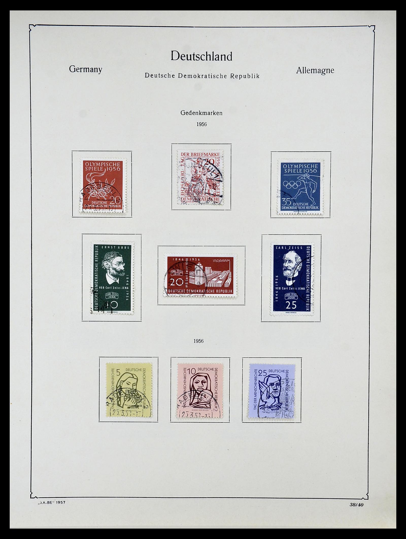 34614 0048 - Postzegelverzameling 34614 Duitsland 1945-1980.