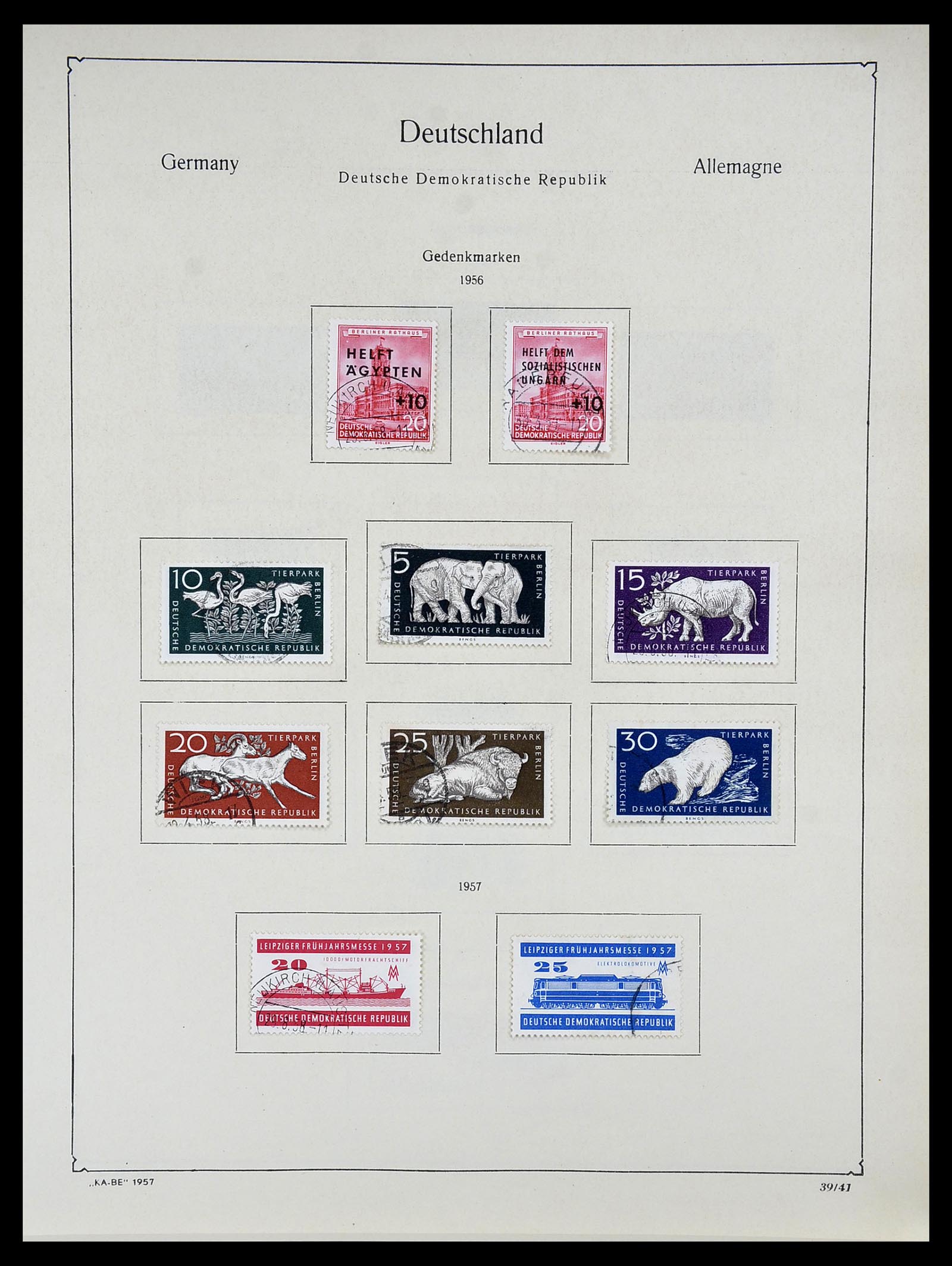 34614 0049 - Postzegelverzameling 34614 Duitsland 1945-1980.
