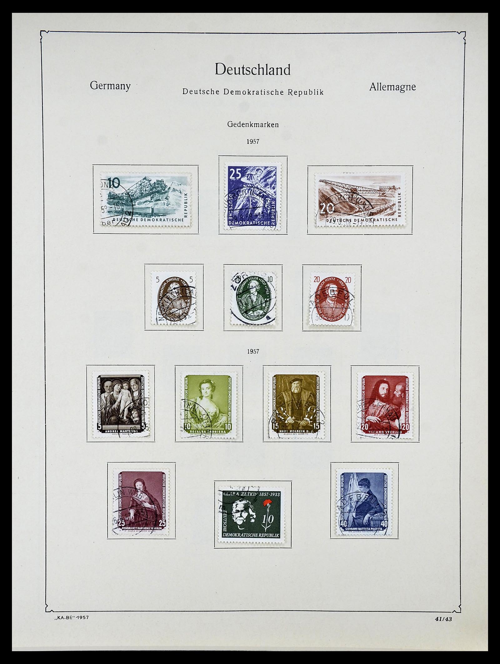 34614 0051 - Postzegelverzameling 34614 Duitsland 1945-1980.