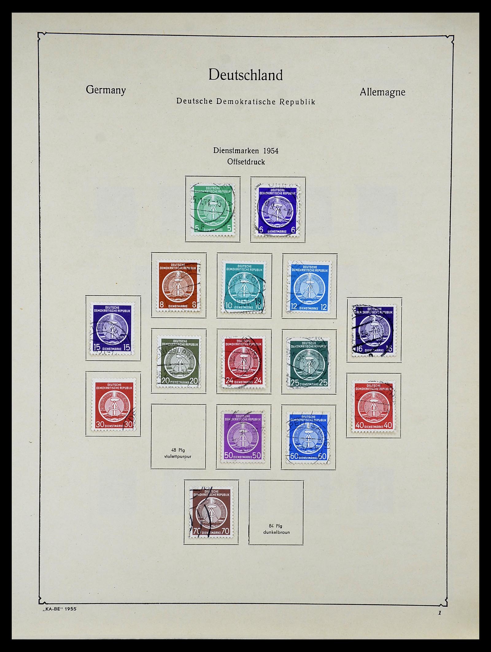 34614 0052 - Postzegelverzameling 34614 Duitsland 1945-1980.