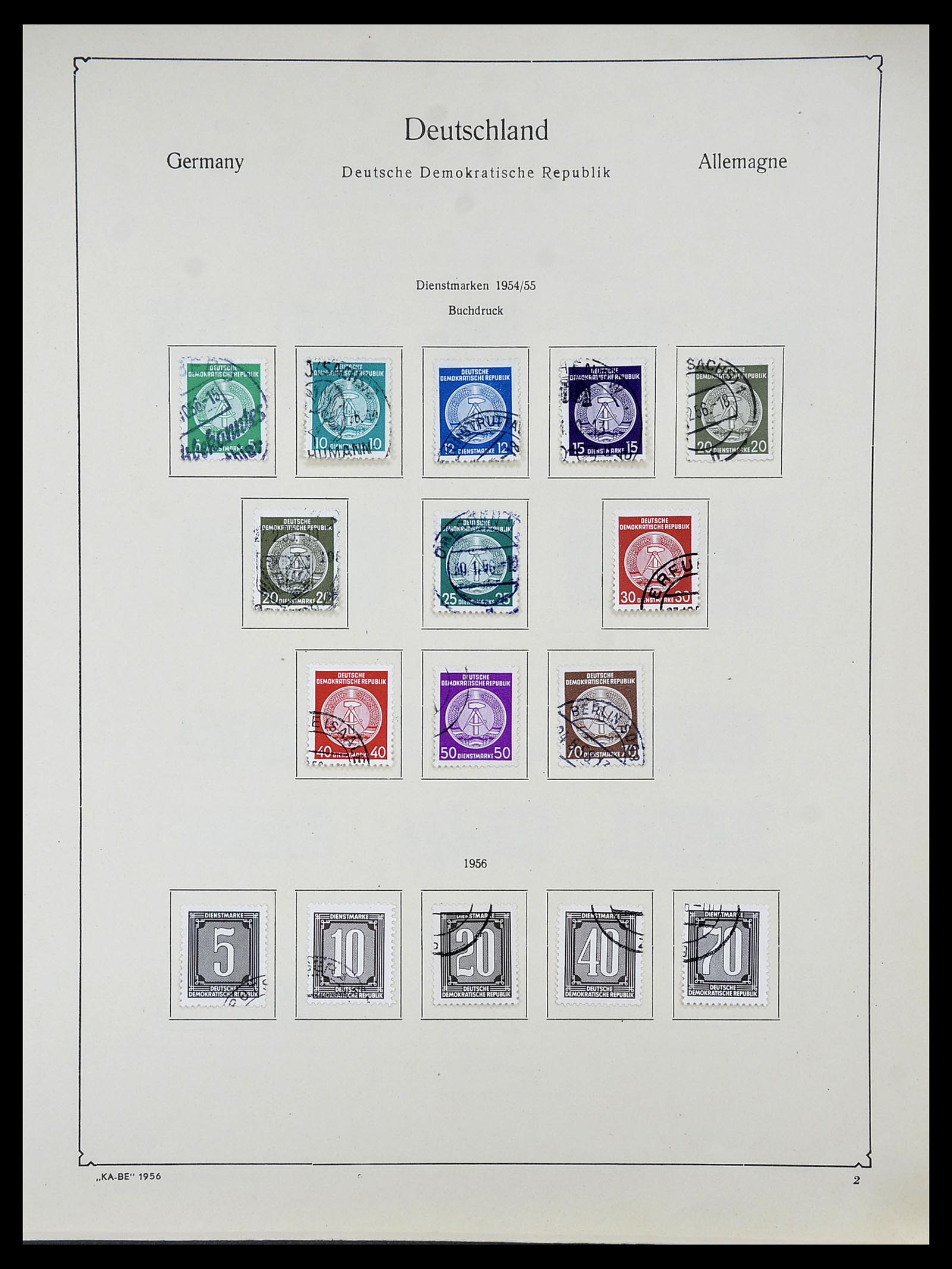 34614 0053 - Postzegelverzameling 34614 Duitsland 1945-1980.