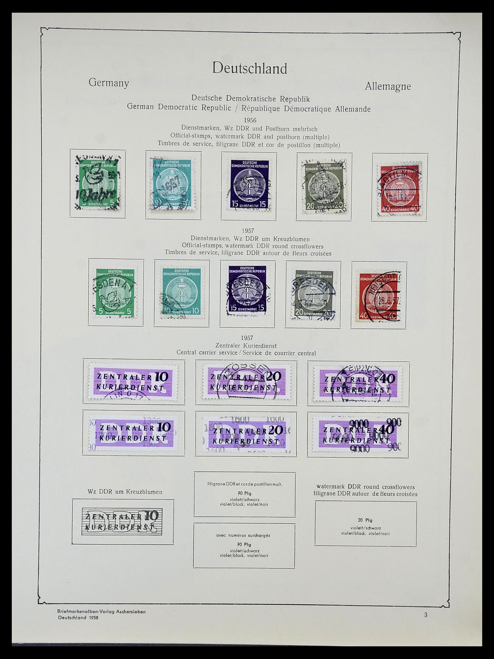 34614 0054 - Postzegelverzameling 34614 Duitsland 1945-1980.