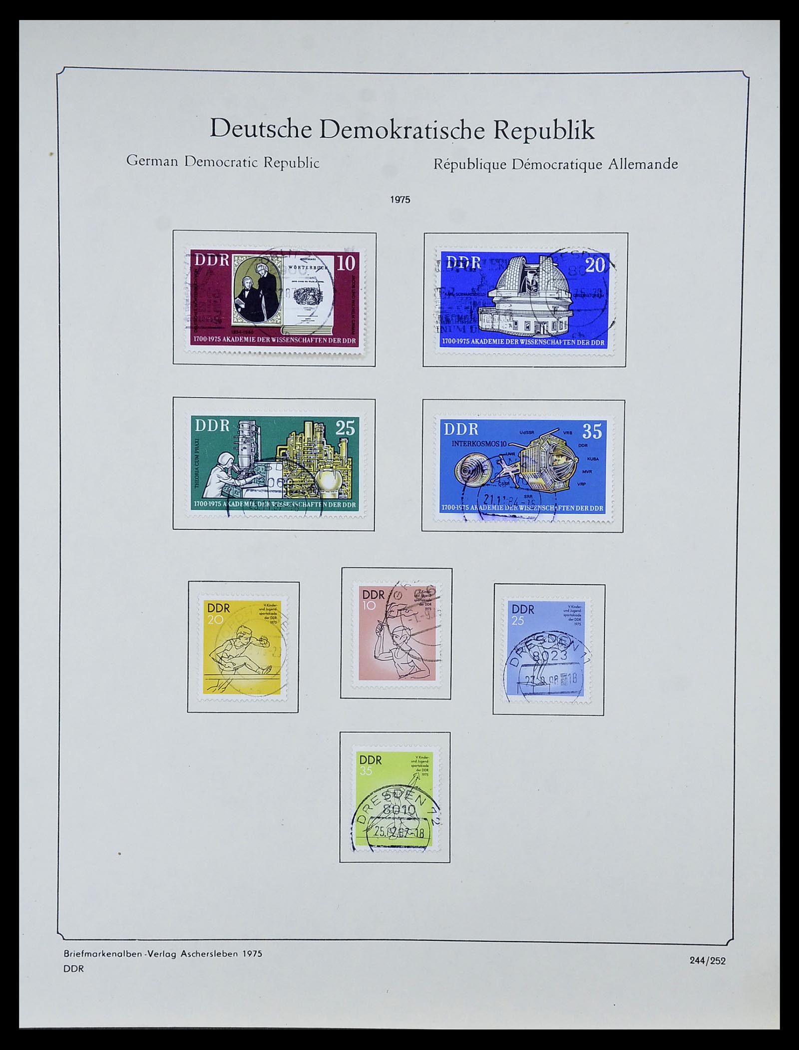 34614 0062 - Postzegelverzameling 34614 Duitsland 1945-1980.
