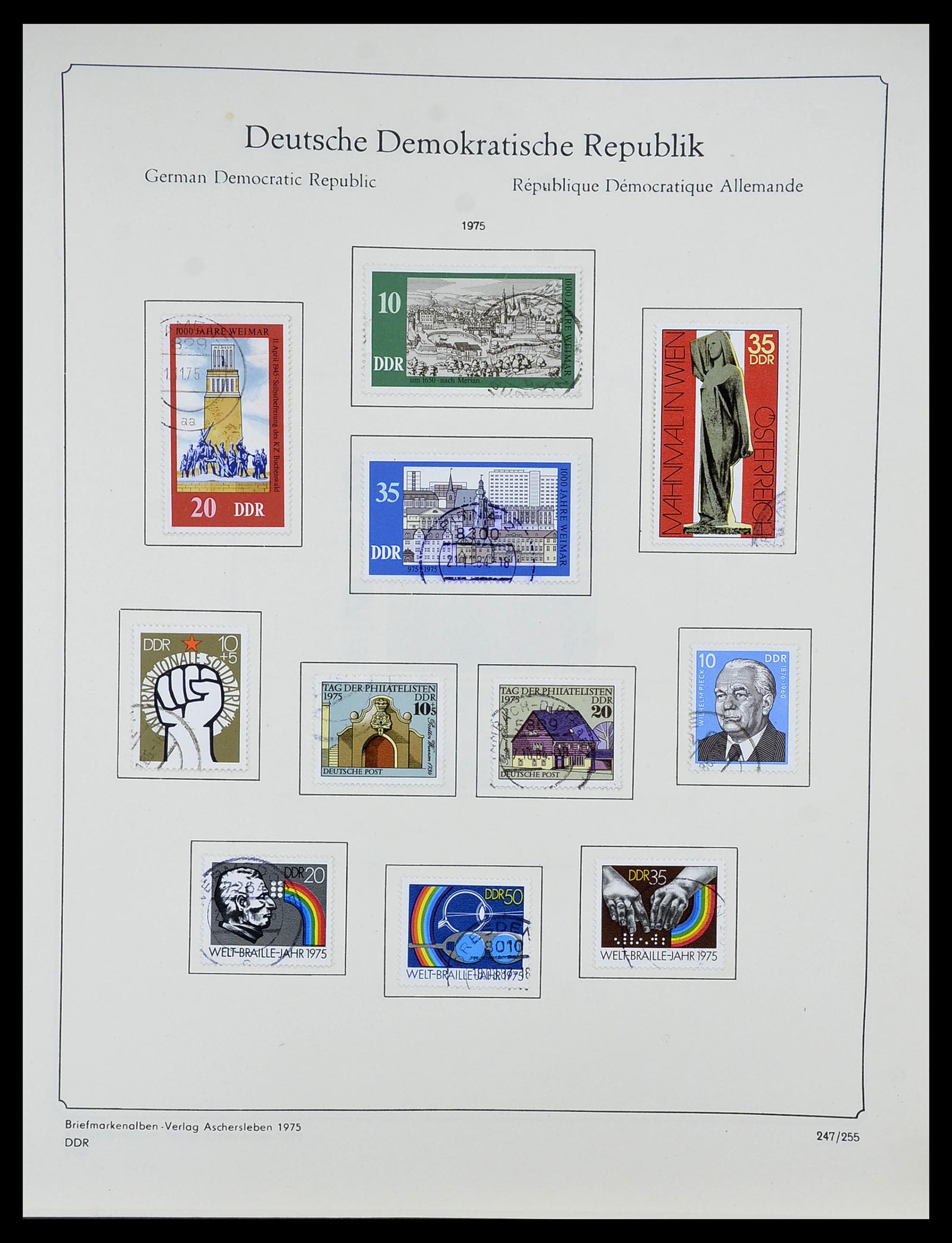 34614 0065 - Postzegelverzameling 34614 Duitsland 1945-1980.