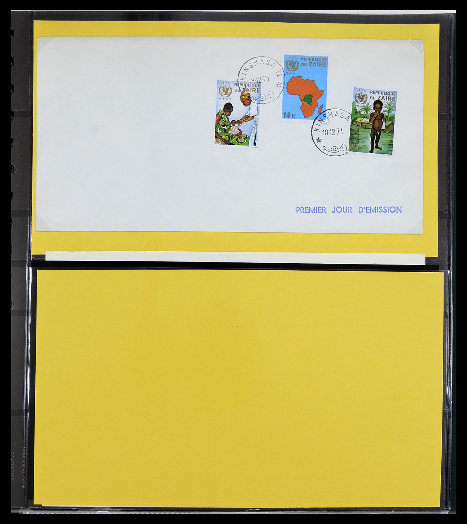 34615 004 - Postzegelverzameling 34615 Zaïre 1971-1986.