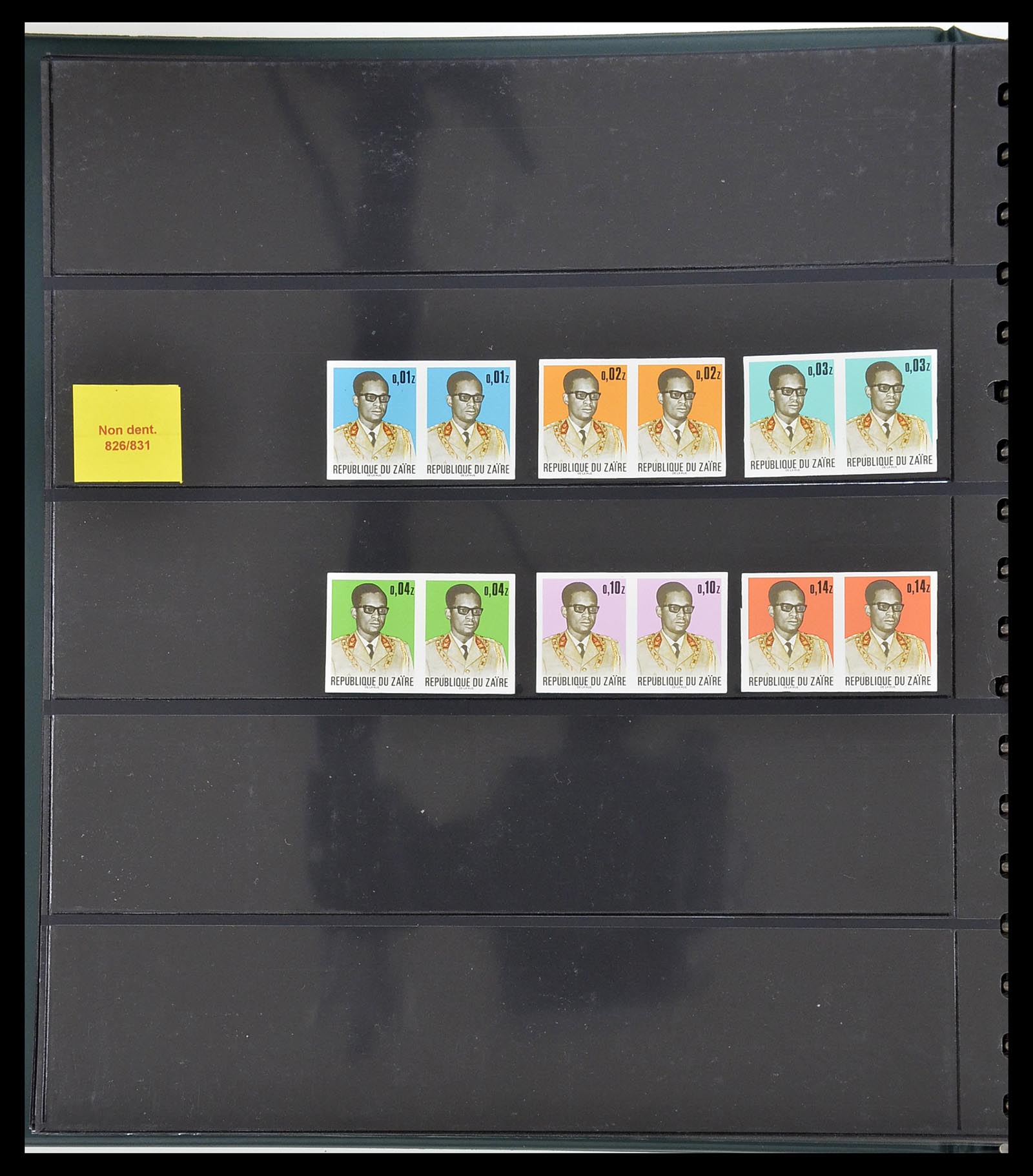 34615 016 - Postzegelverzameling 34615 Zaïre 1971-1986.