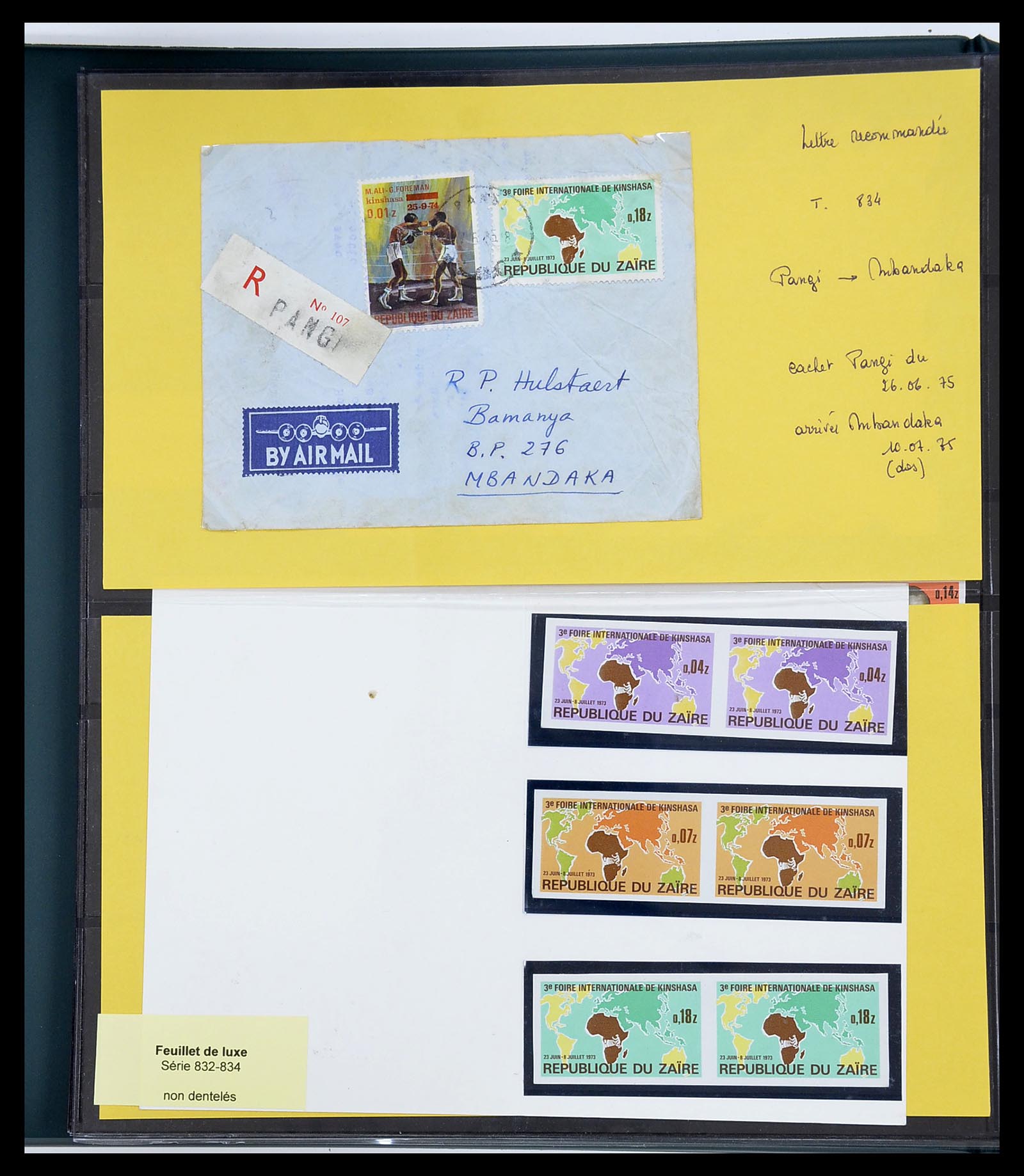 34615 018 - Postzegelverzameling 34615 Zaïre 1971-1986.
