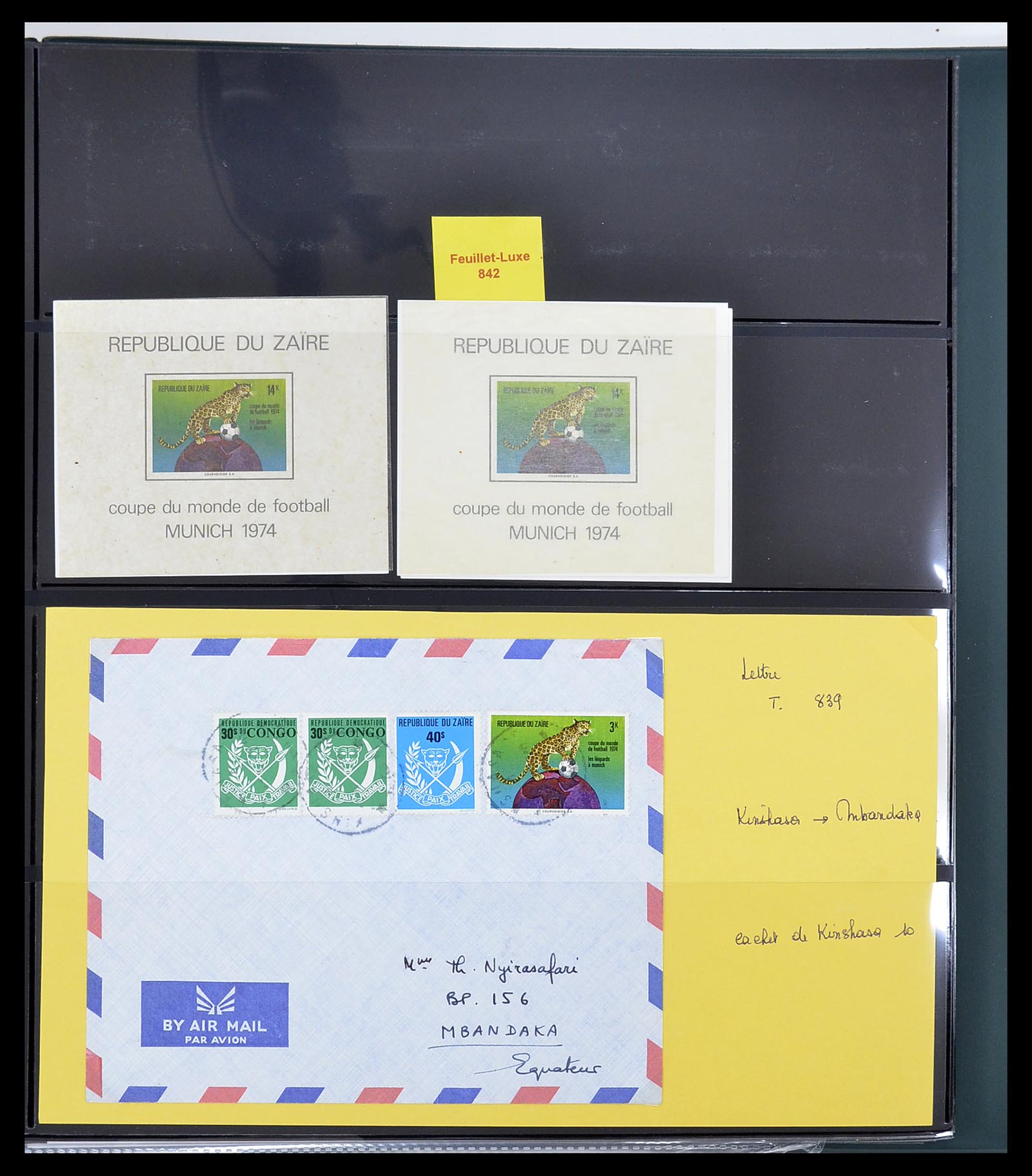 34615 025 - Postzegelverzameling 34615 Zaïre 1971-1986.