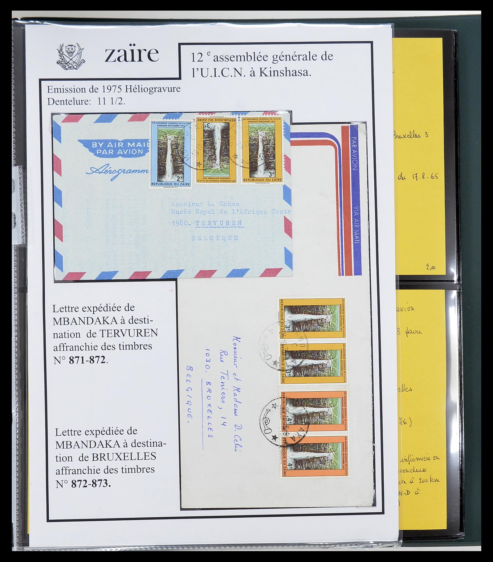 34615 039 - Postzegelverzameling 34615 Zaïre 1971-1986.