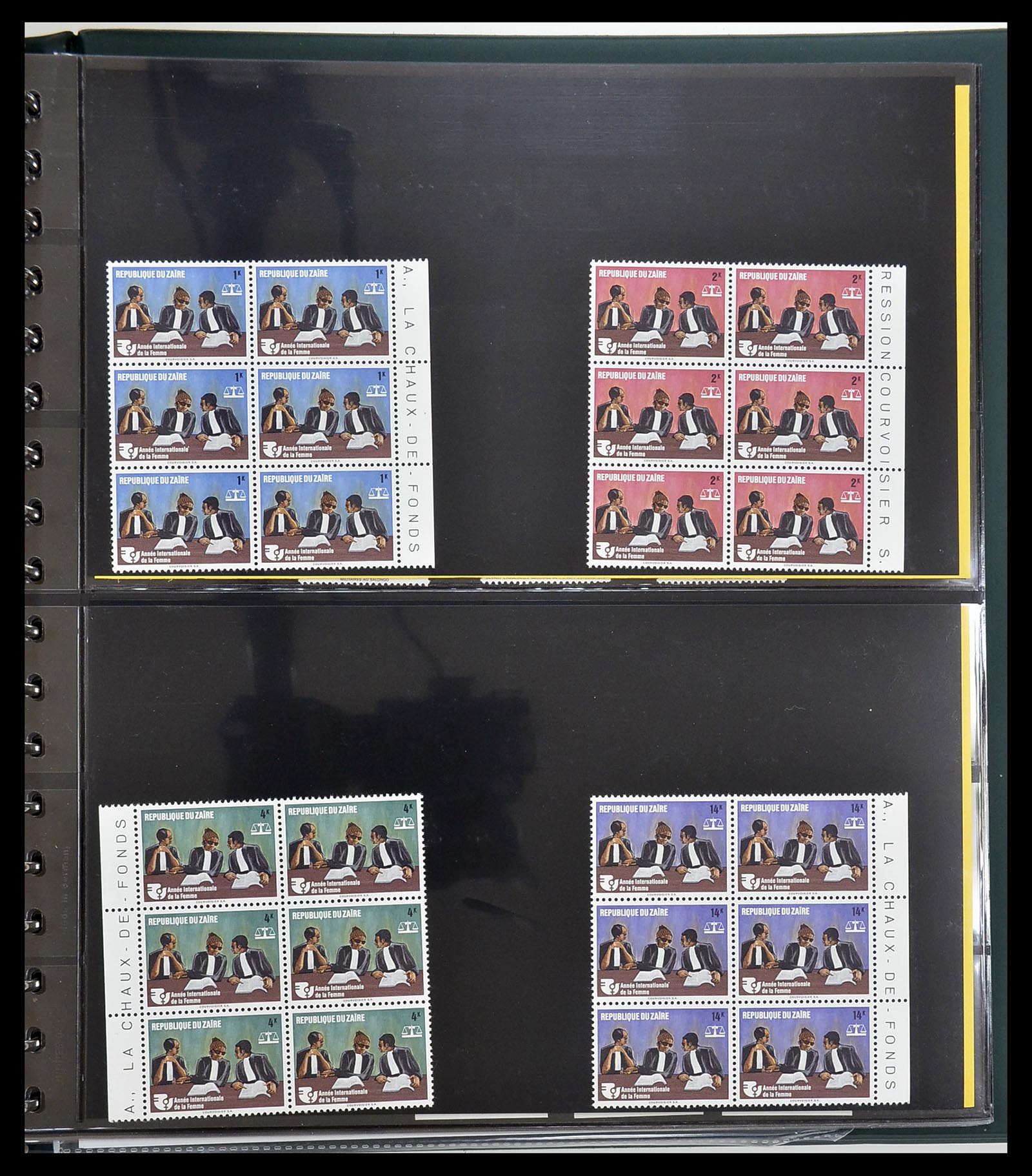 34615 050 - Postzegelverzameling 34615 Zaïre 1971-1986.