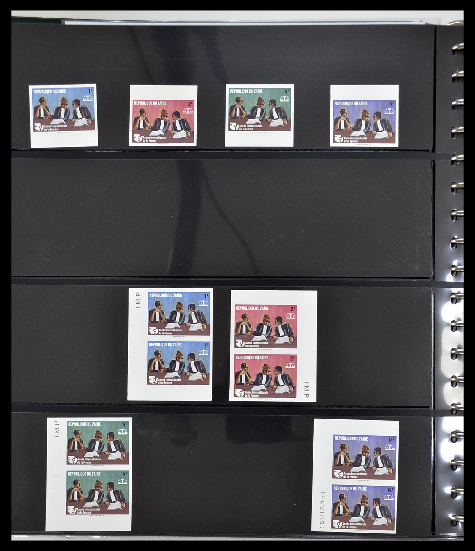 34615 051 - Postzegelverzameling 34615 Zaïre 1971-1986.