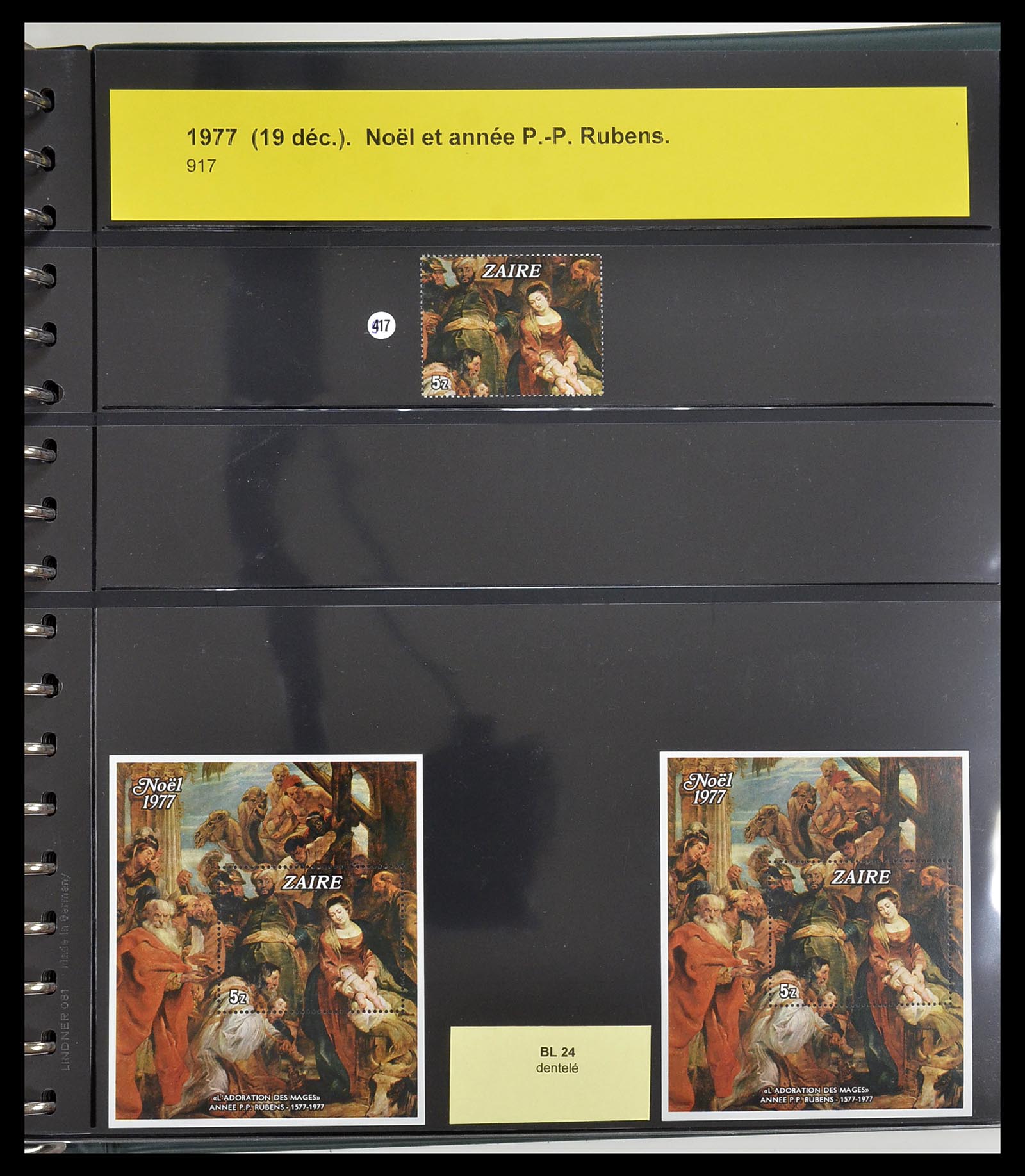 34615 073 - Postzegelverzameling 34615 Zaïre 1971-1986.