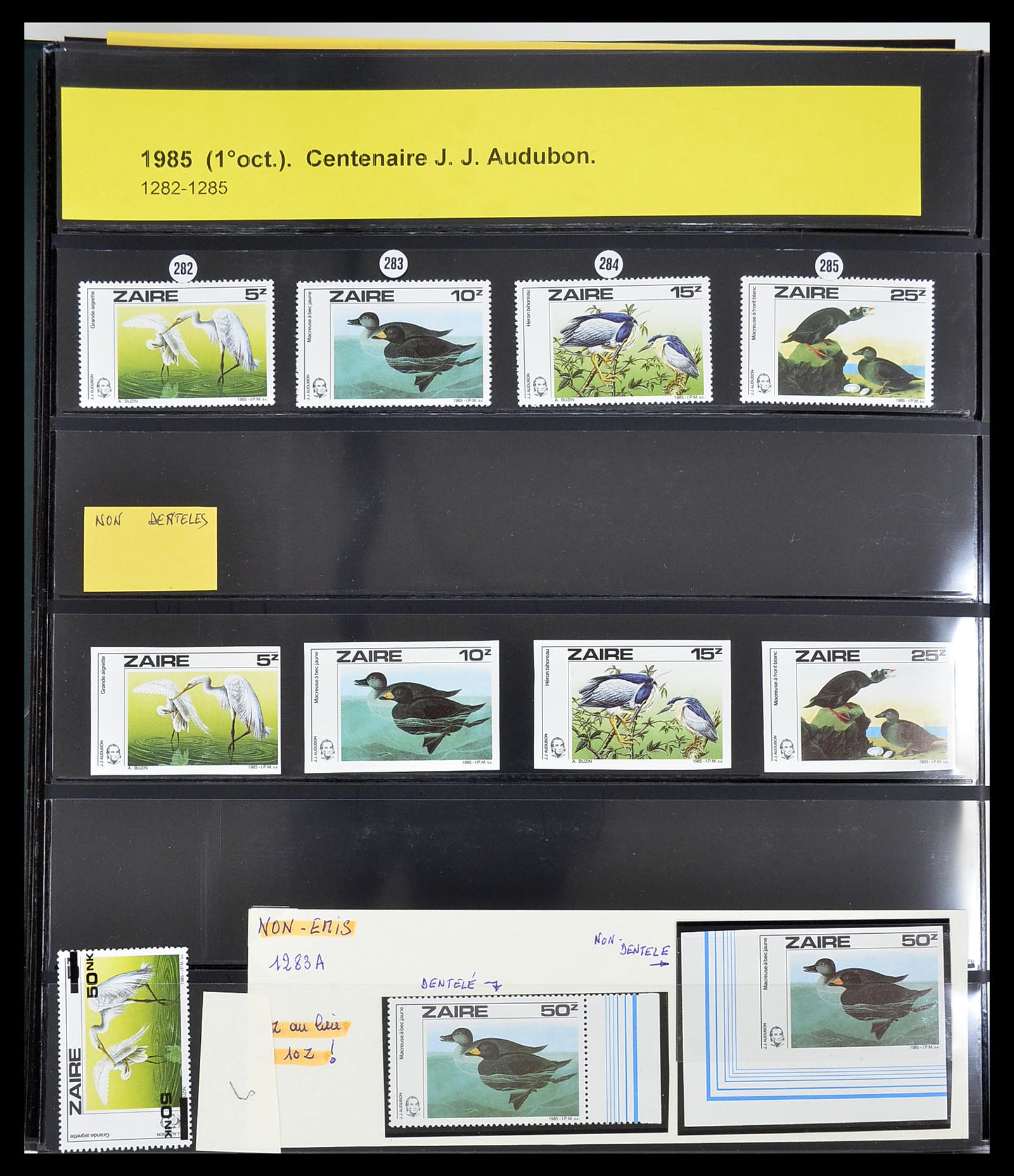 34615 313 - Postzegelverzameling 34615 Zaïre 1971-1986.