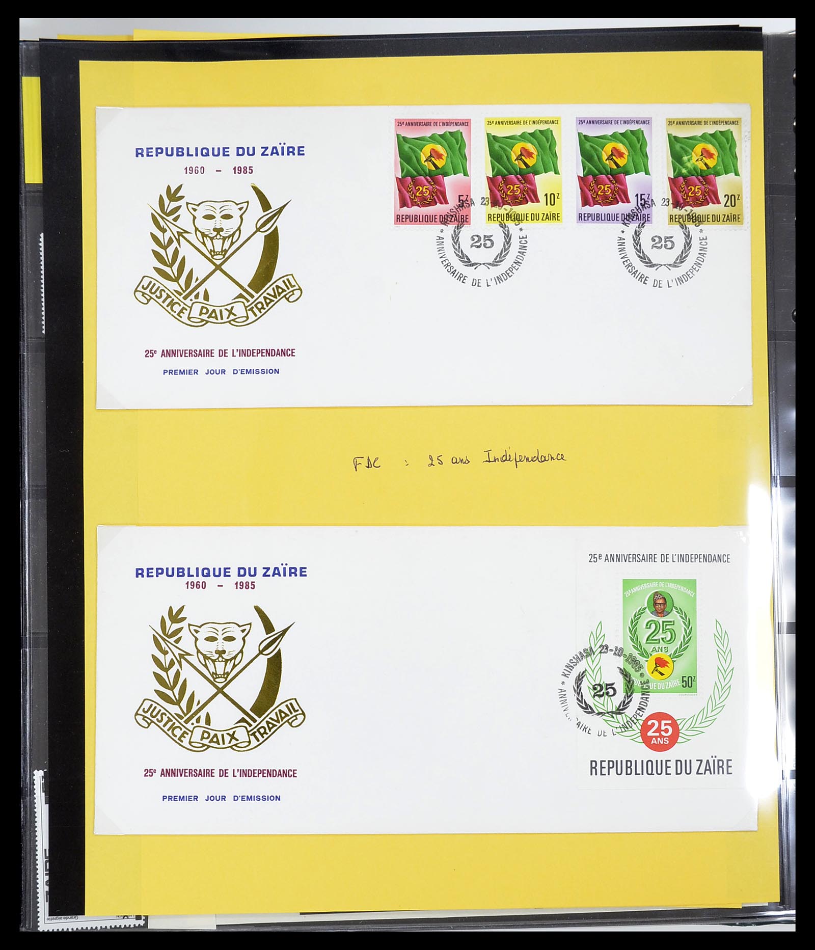 34615 315 - Postzegelverzameling 34615 Zaïre 1971-1986.