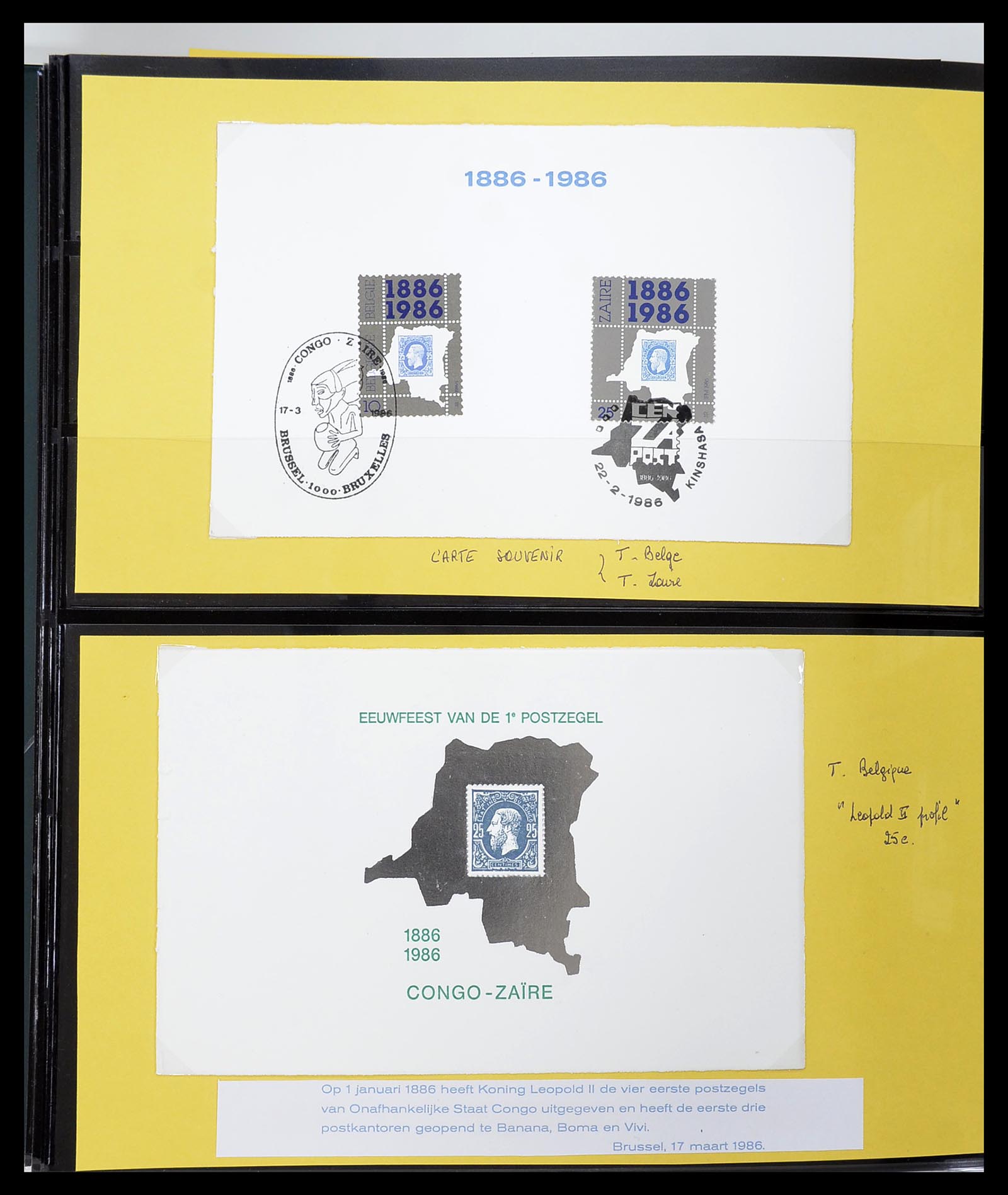 34615 327 - Postzegelverzameling 34615 Zaïre 1971-1986.