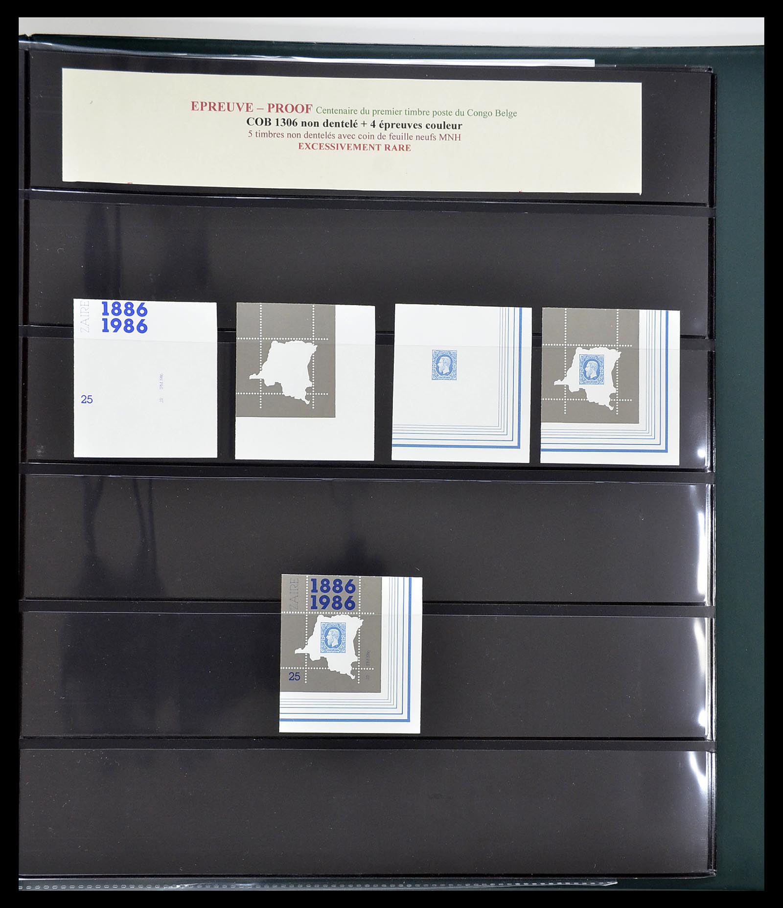 34615 328 - Postzegelverzameling 34615 Zaïre 1971-1986.