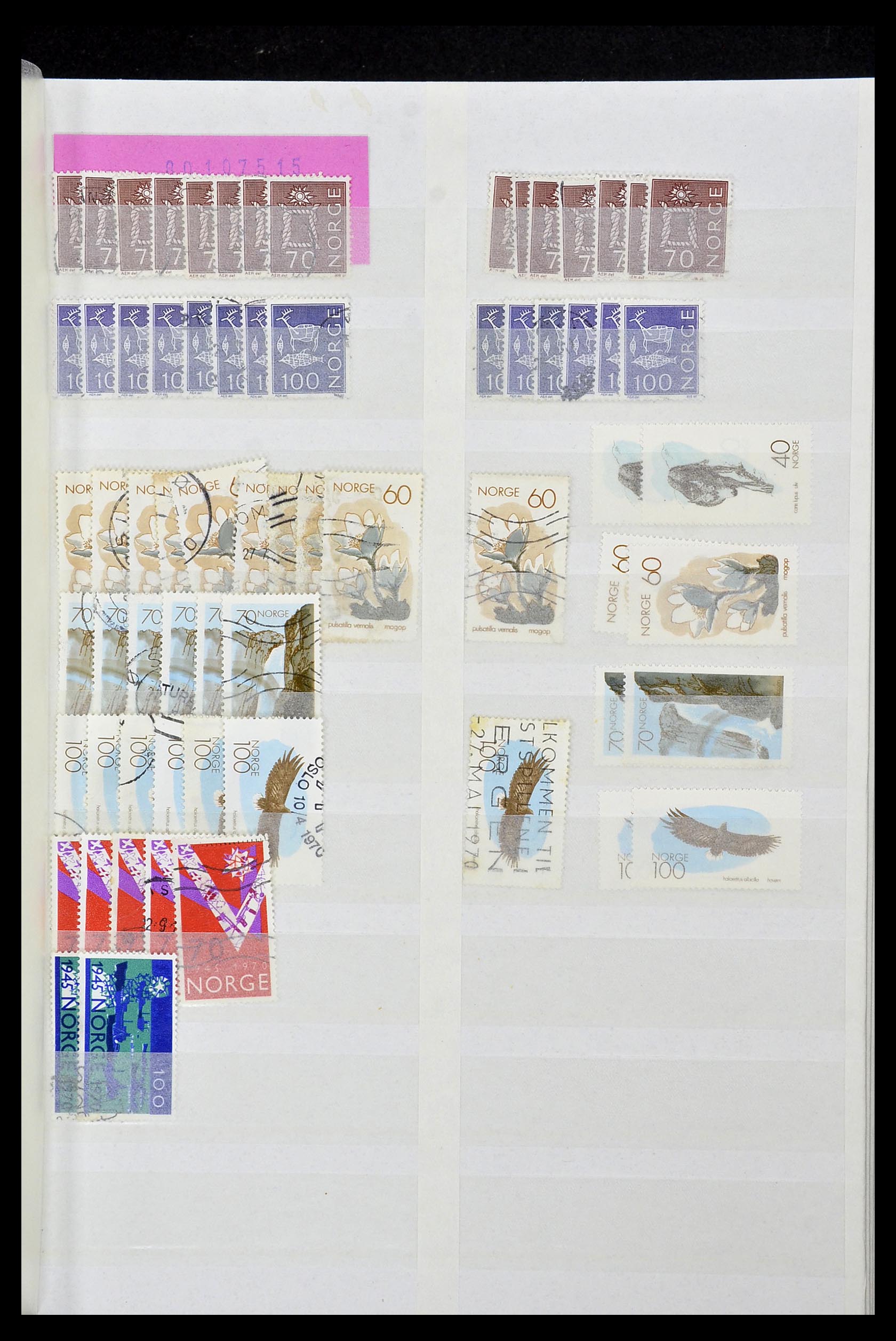 34616 001 - Postzegelverzameling 34616 Noorwegen 1970-2014.