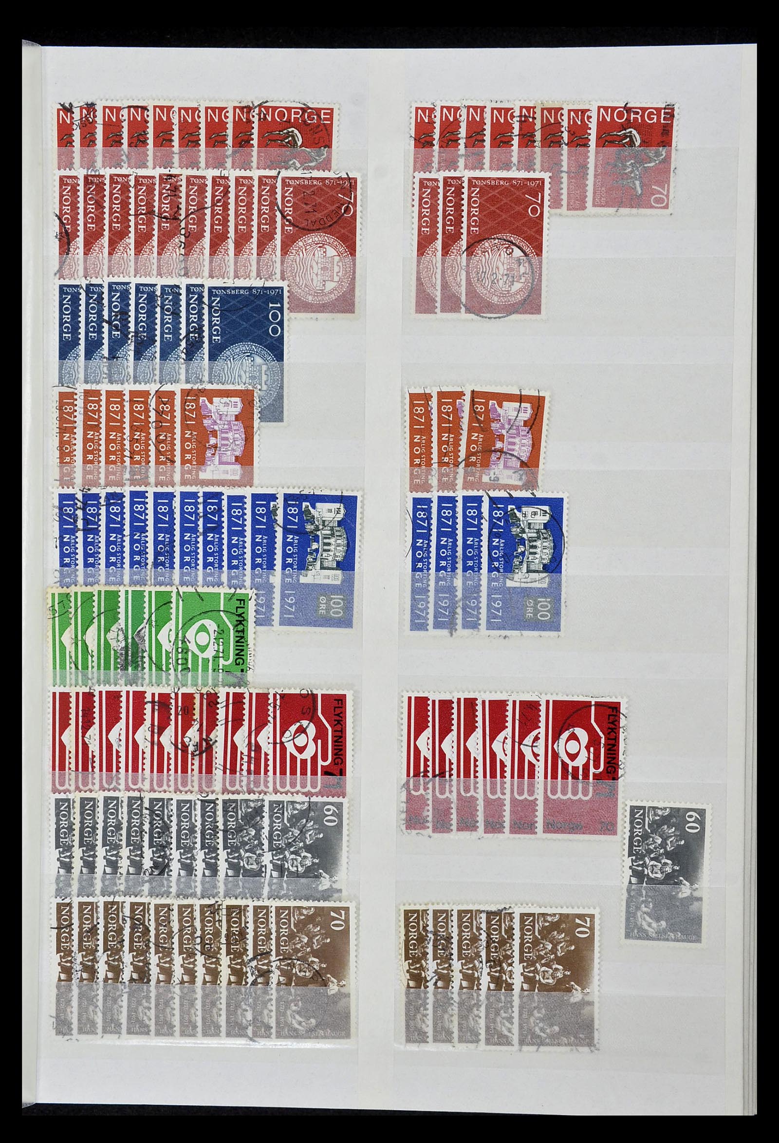 34616 003 - Postzegelverzameling 34616 Noorwegen 1970-2014.