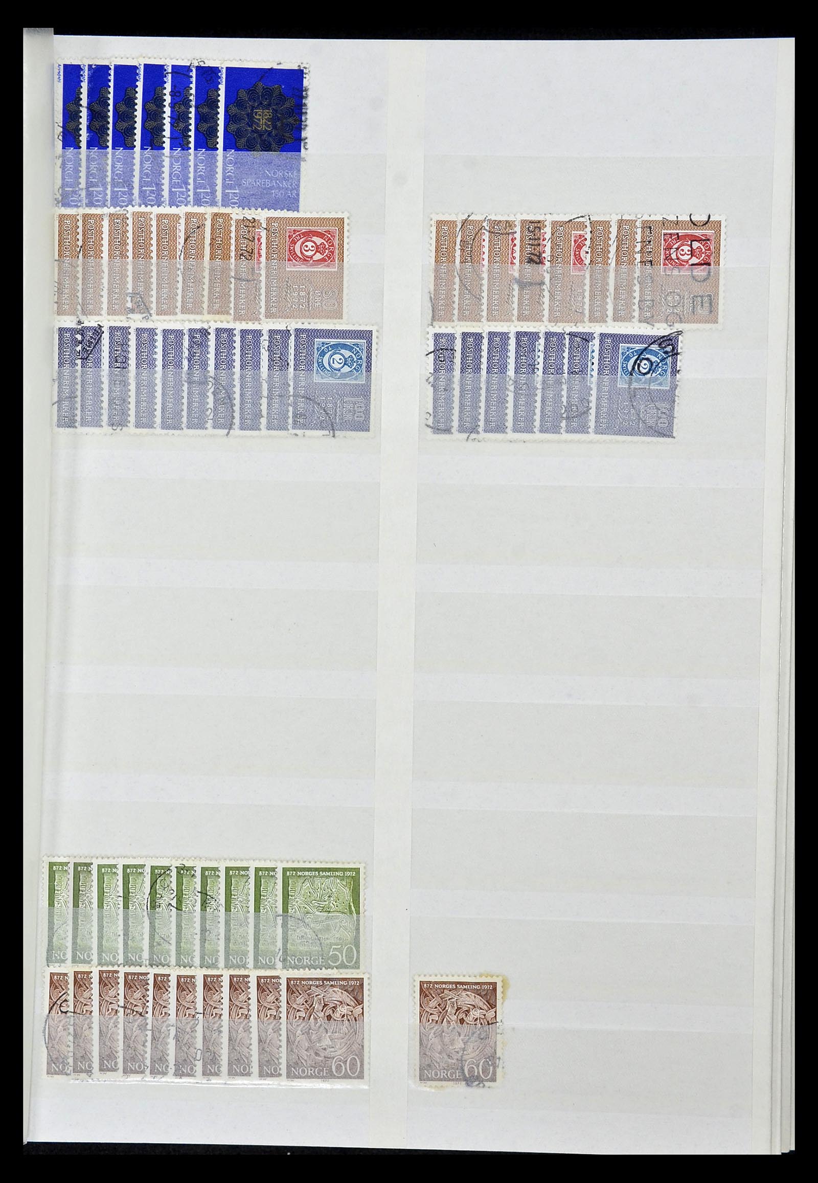 34616 005 - Postzegelverzameling 34616 Noorwegen 1970-2014.